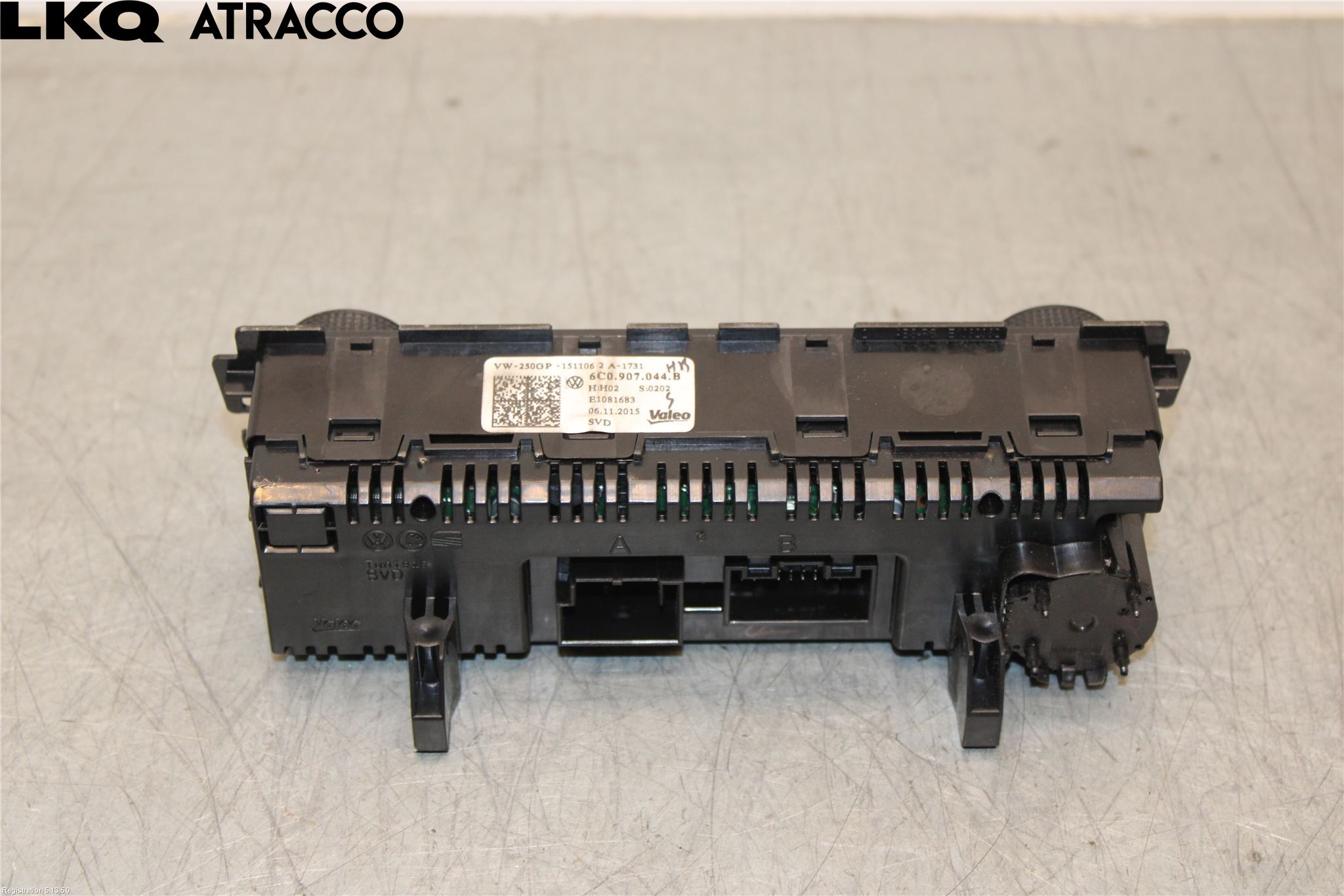 Volkswagen VW POLO 10-17 Varme Ac Betjening-Display