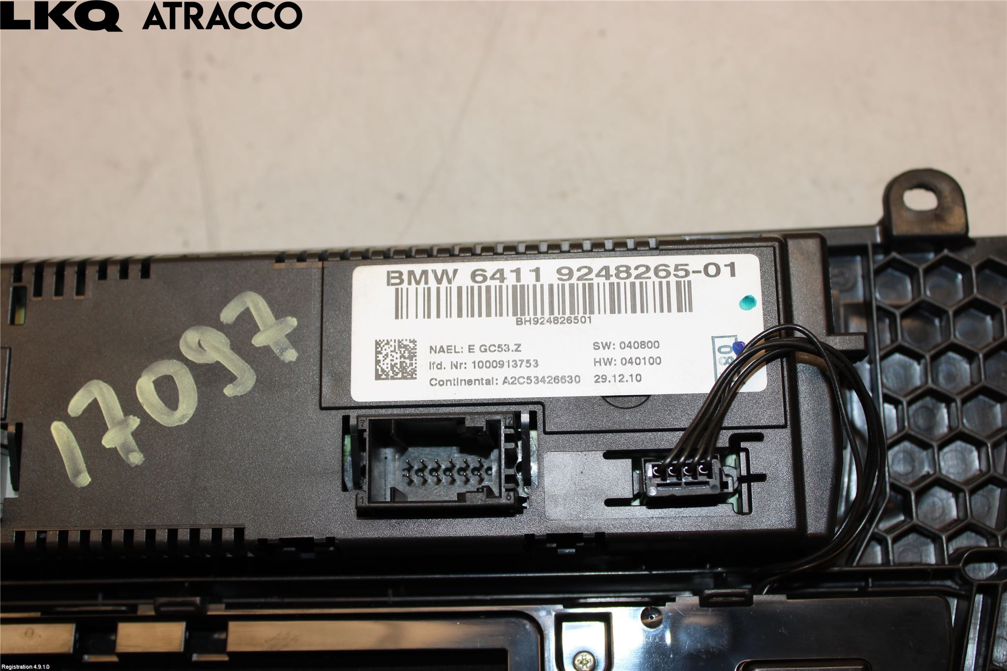 BMW X3 F25 10-17 Varme Ac Betjening-Display