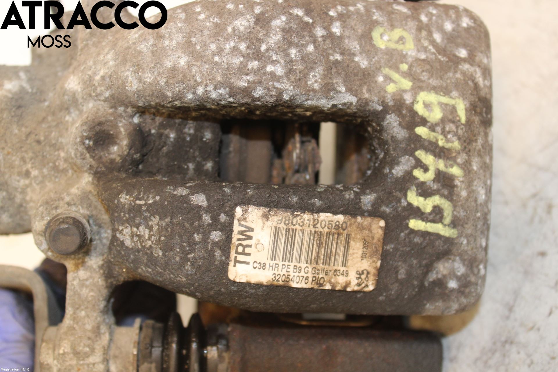 Citroen BERLINGO 08-18 Bremsecaliper Bak Venstre