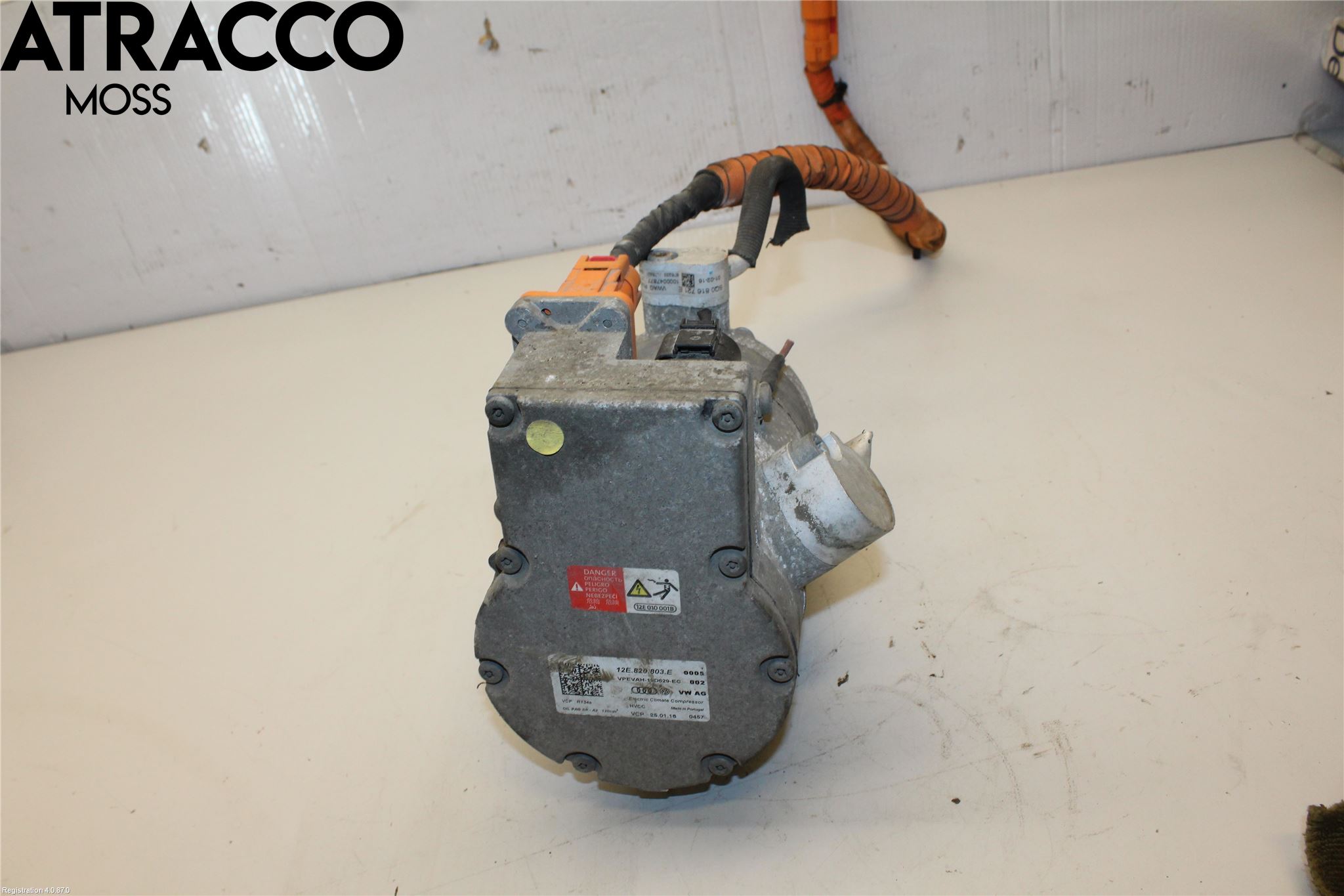 Volkswagen VW GOLF / E-GOLF VII 13-20 Varme Ac Kompressor