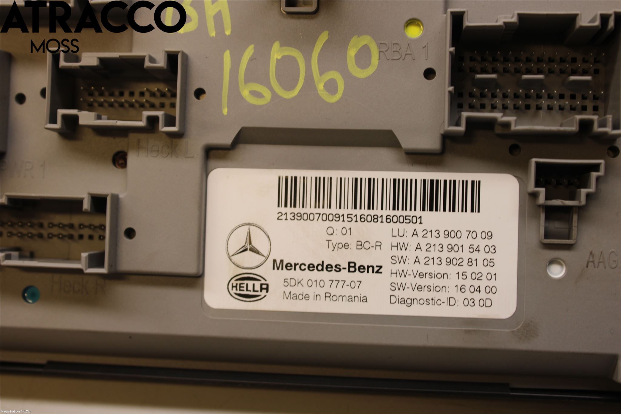 Mercedes-Benz MB E-KLASS (W213) 16-23 Styreenhet Øvrig