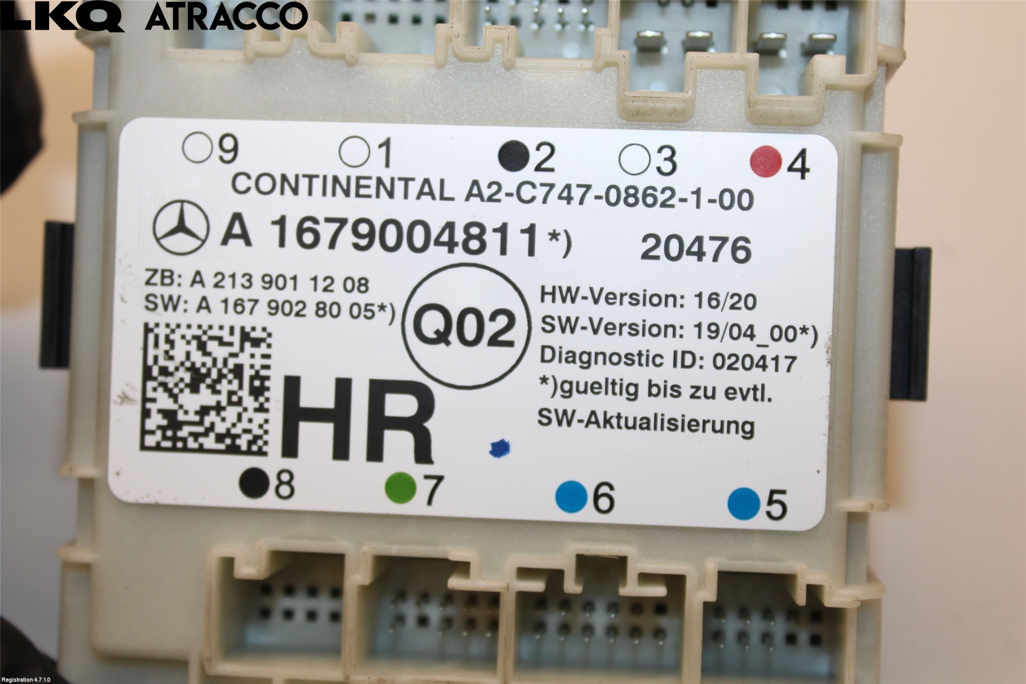 Mercedes-Benz MB EQC (N293) 20- Styreenhet Dør