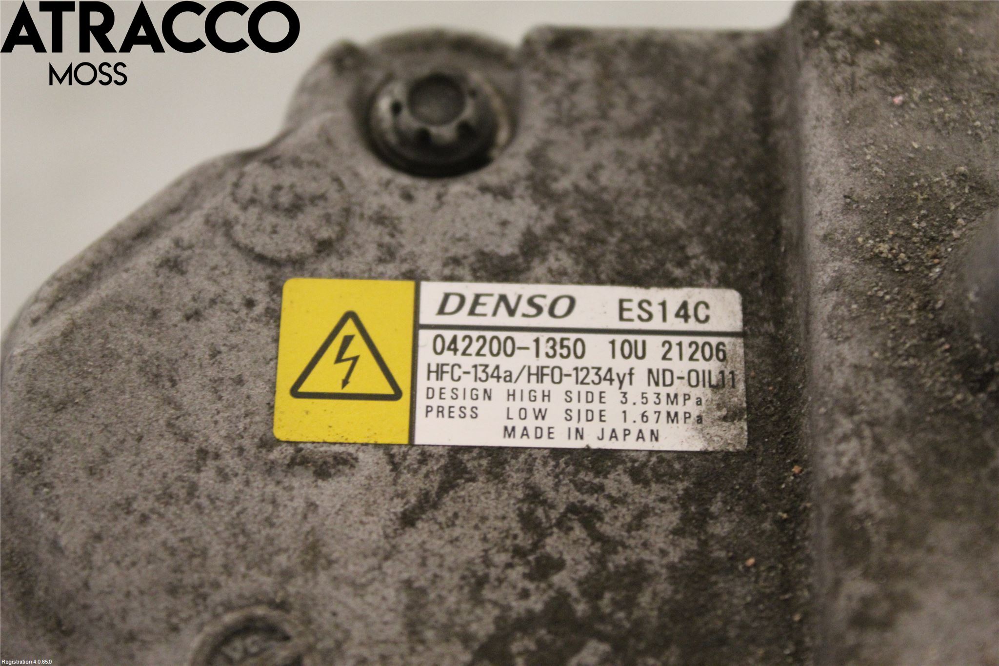 Toyota YARIS XP130 15-20 Varme Ac Kompressor