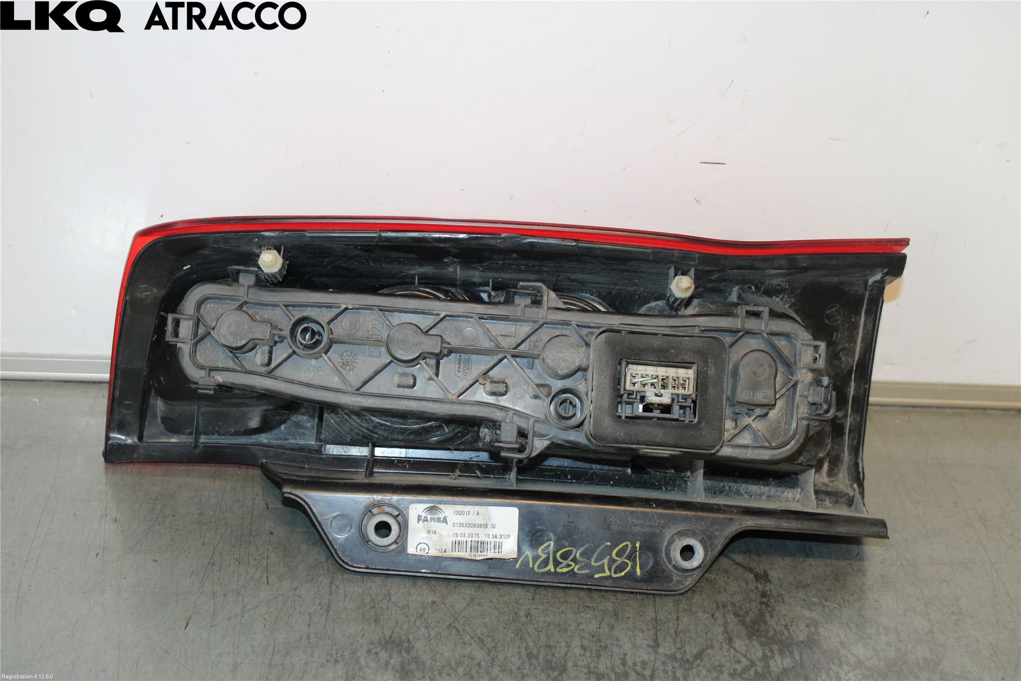 Peugeot BIPPER Baklykt Venstre