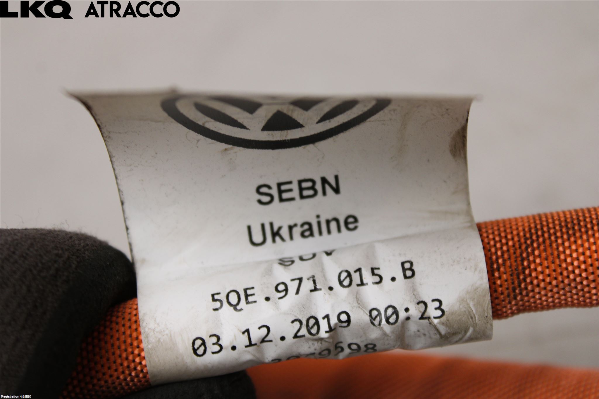 Volkswagen VW GOLF / E-GOLF VII 13-20 Kabelhärva Högspänning