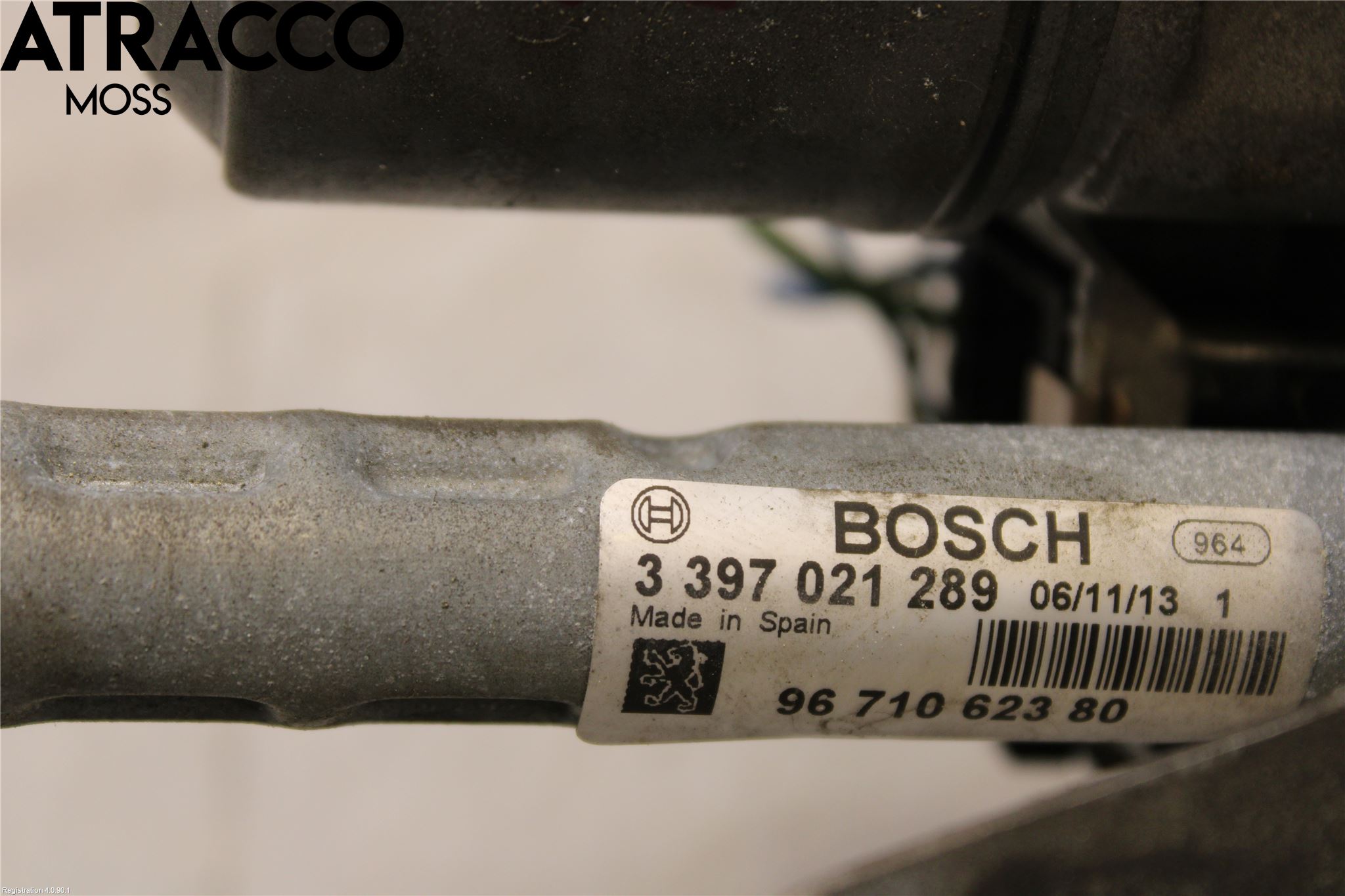 Peugeot 5008 10-16 Viskermotor Frontrute