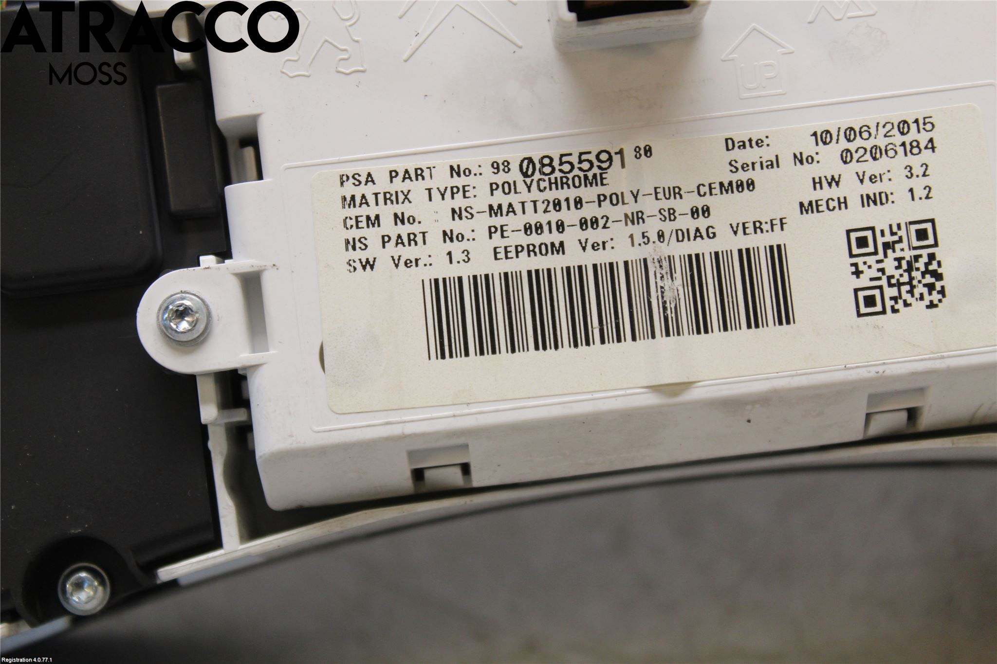 Peugeot 508 11-18 Instr Kombinert