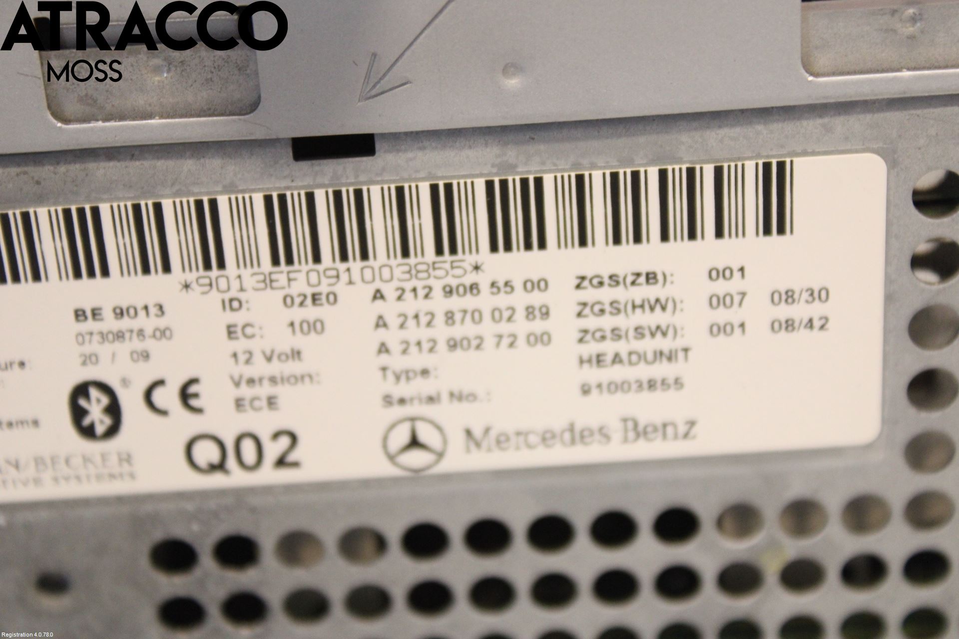 Mercedes-Benz MB E-KLASS (W212) 09-16 Stereo Radio Med Cd