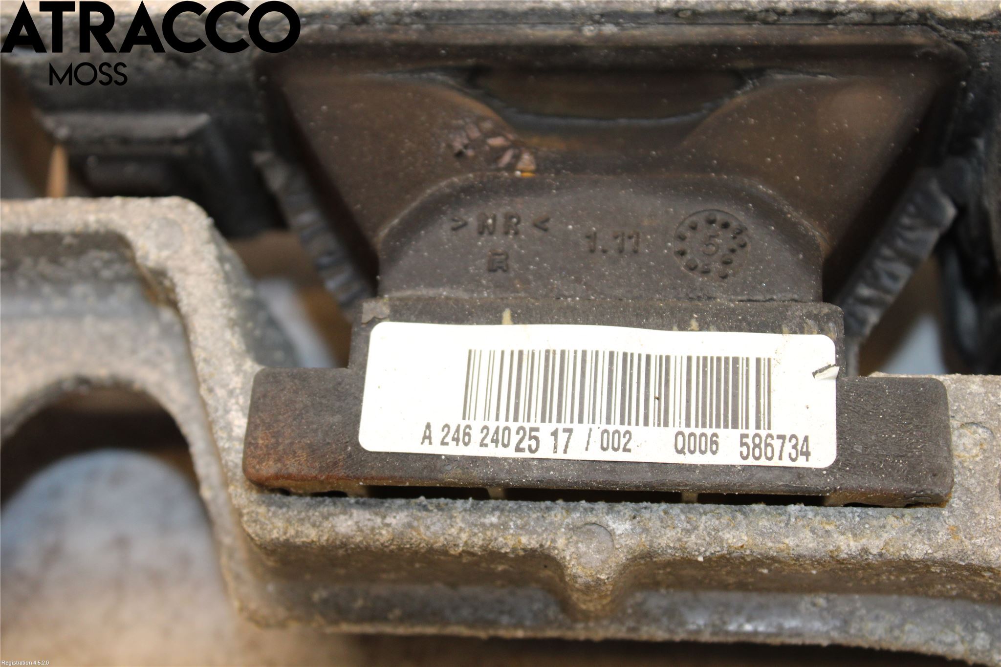 Mercedes-Benz MB B-KLASS (W246/W242) 12-19 Motor Feste Stål-Alu