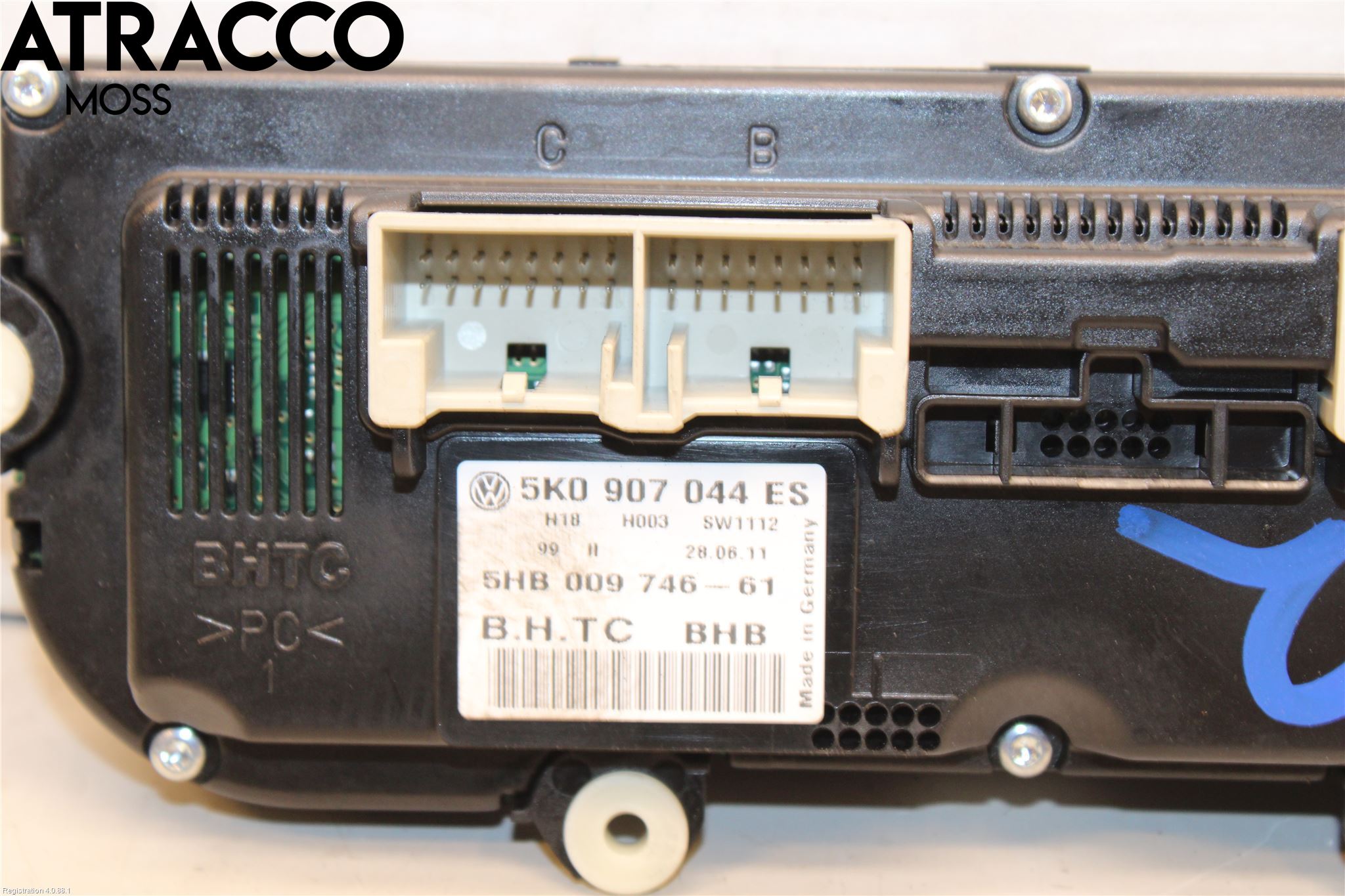 Volkswagen VW GOLF PLUS/CROSS GOLF 04-14 Varme Ac Betjening-Display