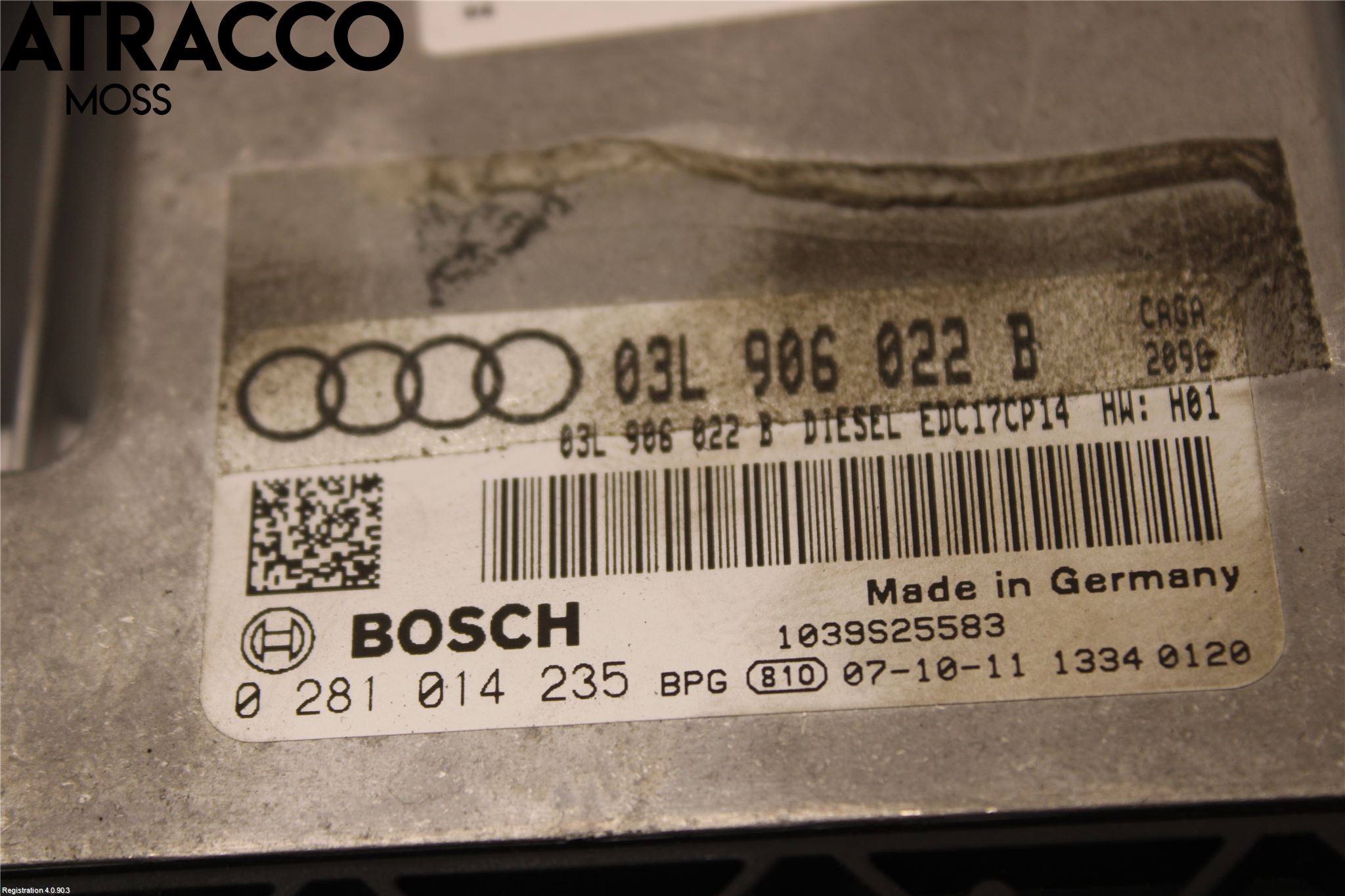 Audi A4/S4 08-11 Styreenhet Innsprøytning