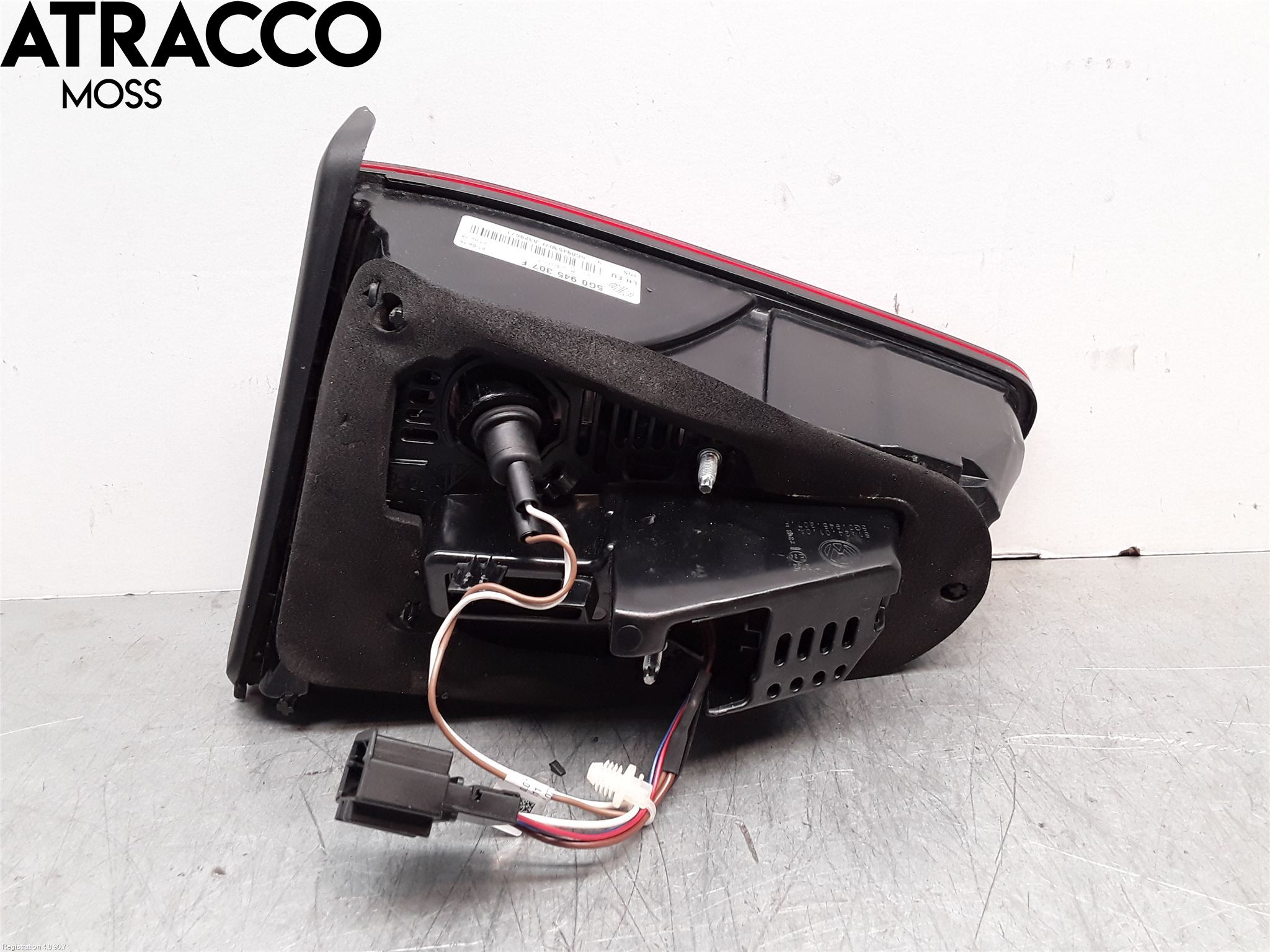 Volkswagen VW GOLF / E-GOLF VII 13-20 Baklykt Venstre  På Luke(Indre