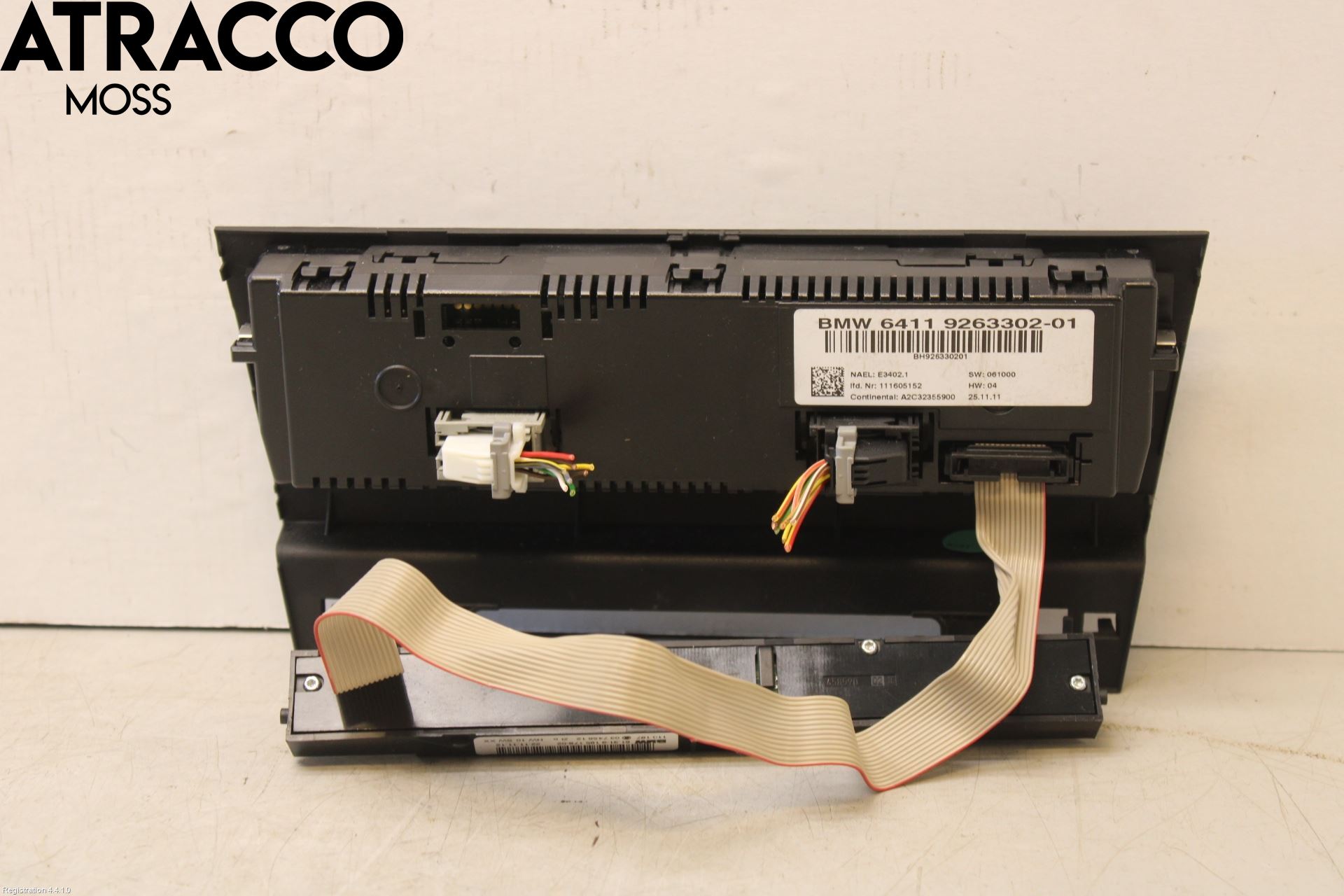 BMW X1 E84 10-15 Varme Ac Betjening-Display