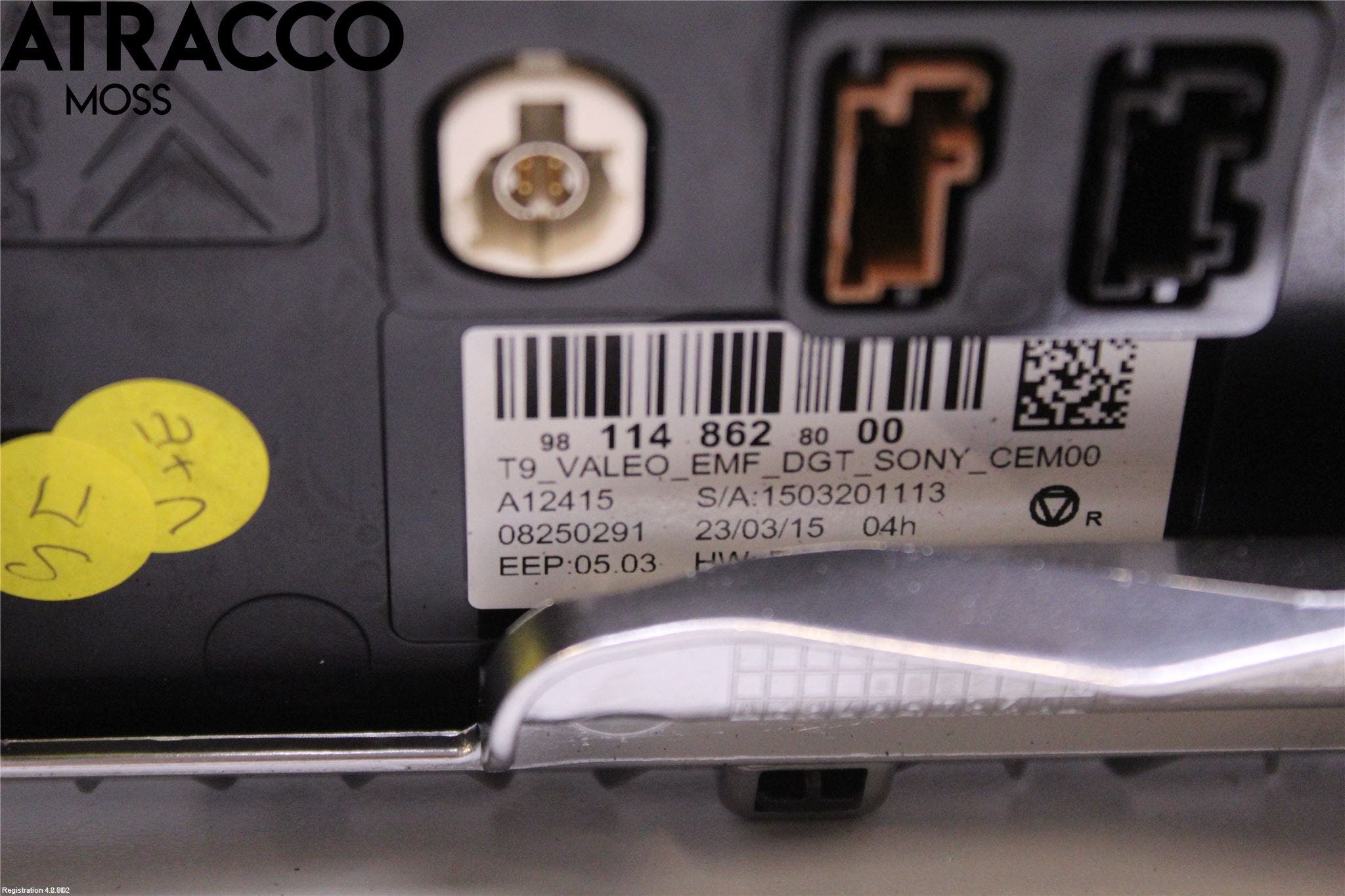 Peugeot 308 14-21 Multifunktionsdisplay