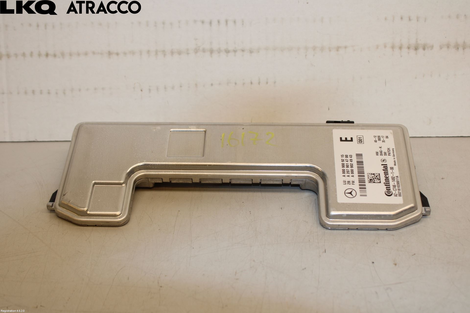 Mercedes-Benz MB ML/GLE-KLASS (W166) 12-18 Sensor Kollisjonsbeskyttelse