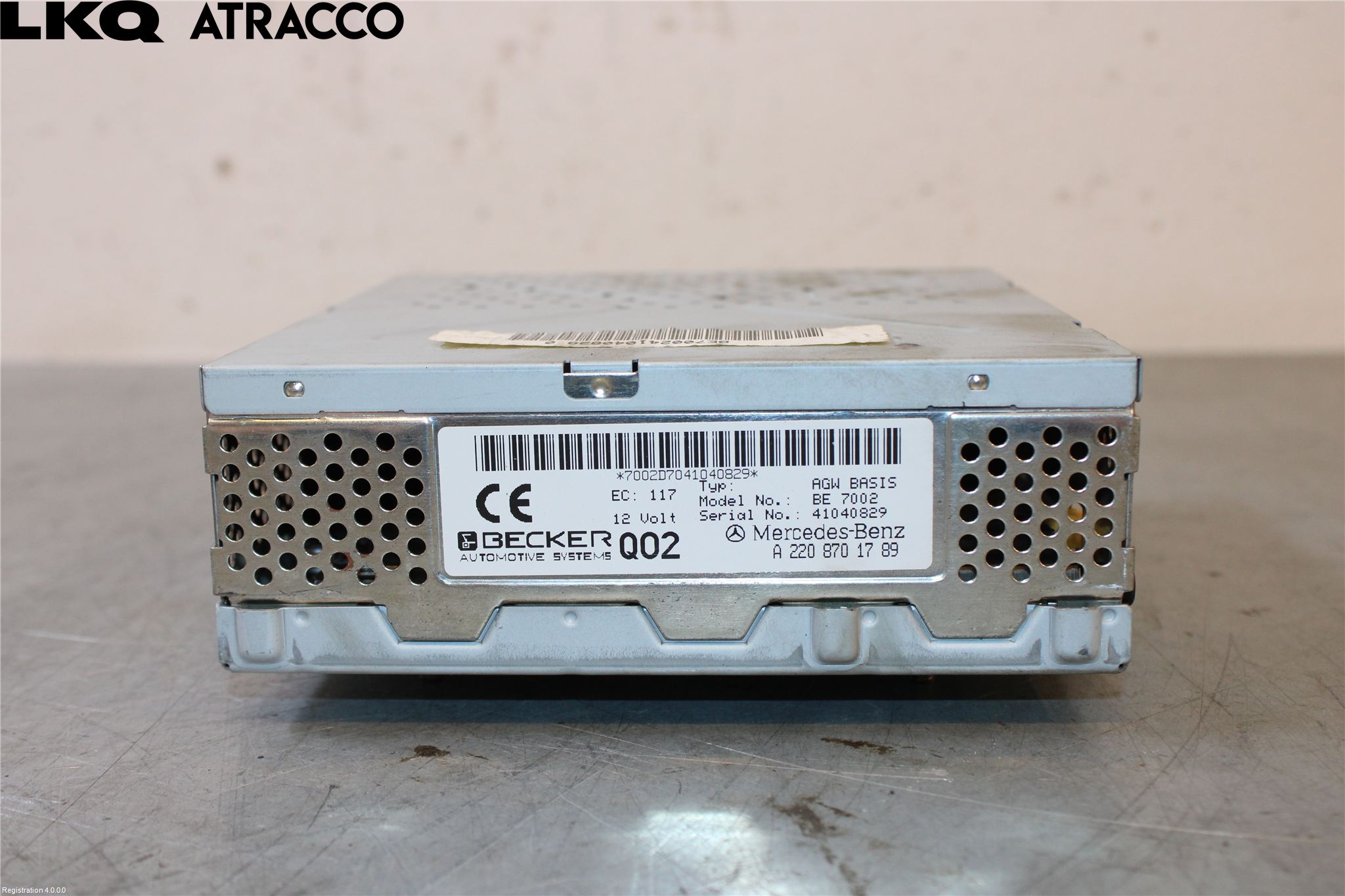 Mercedes-Benz MB S-KLASS (W220)  99-05 Stereo Forsterker