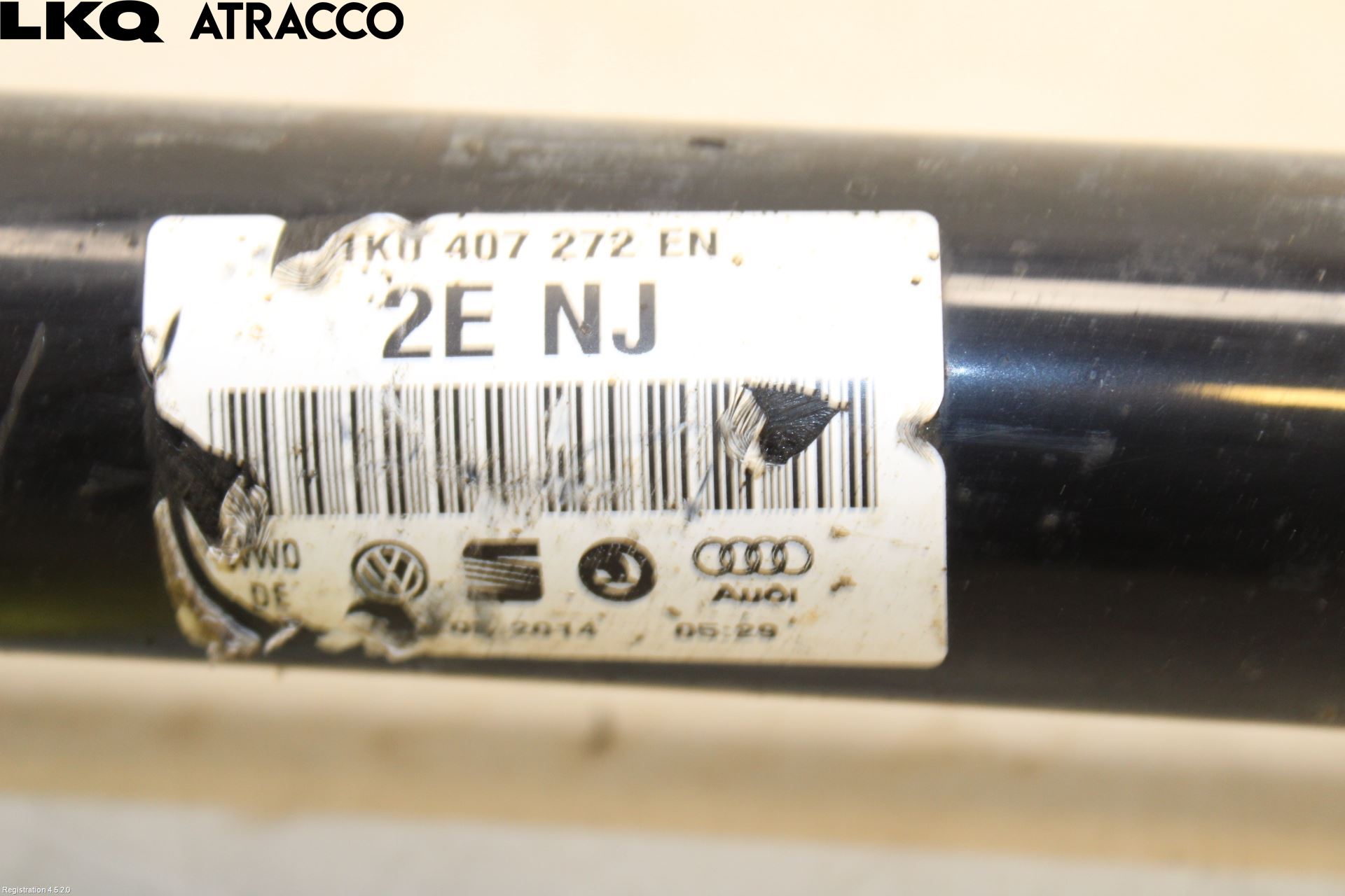 Volkswagen VW PASSAT 11-14 Drivaksel Foran Kompl Høyre