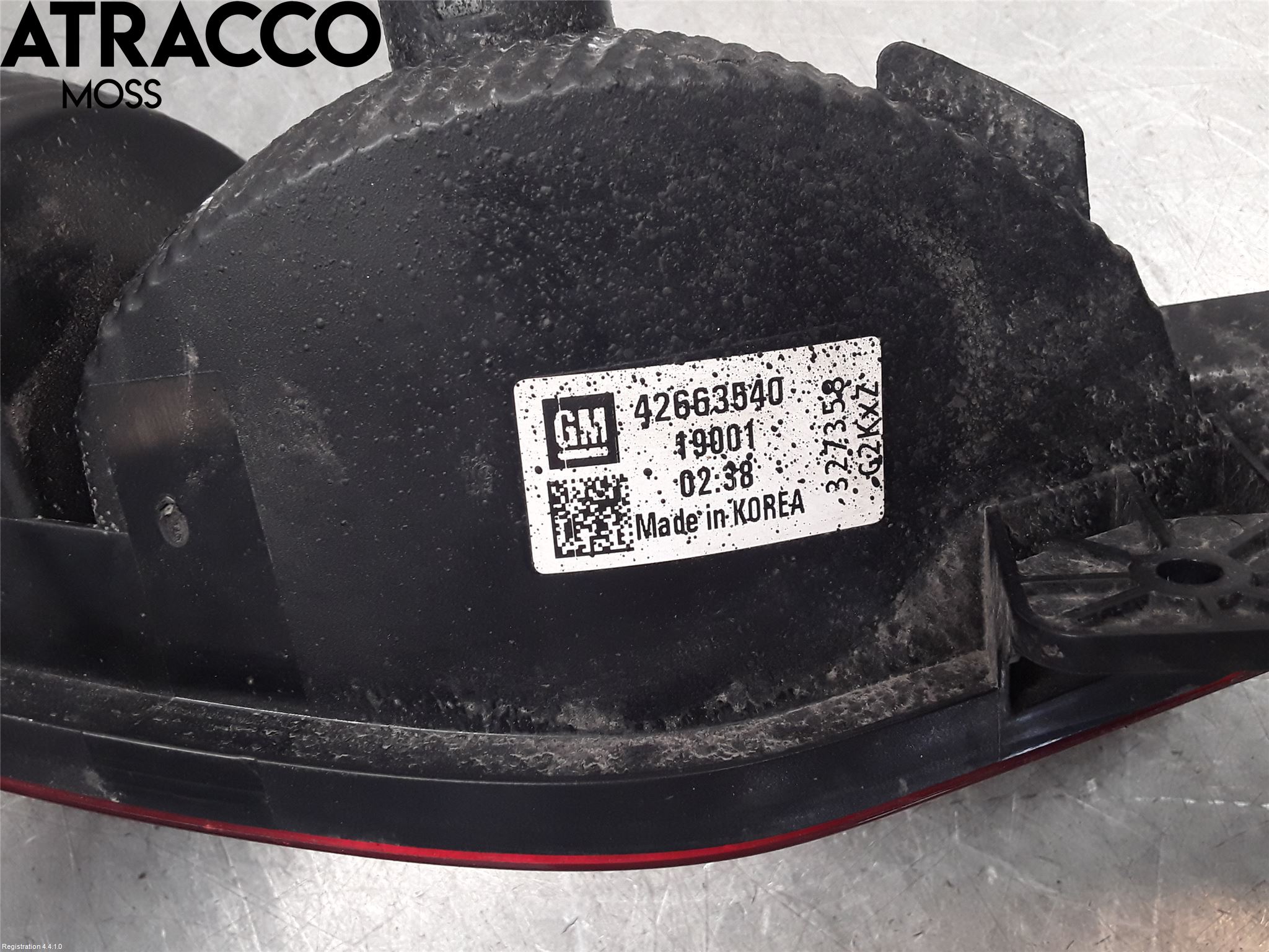 Opel AMPERA 17- Baklykt Ryggelys-Tåkelys