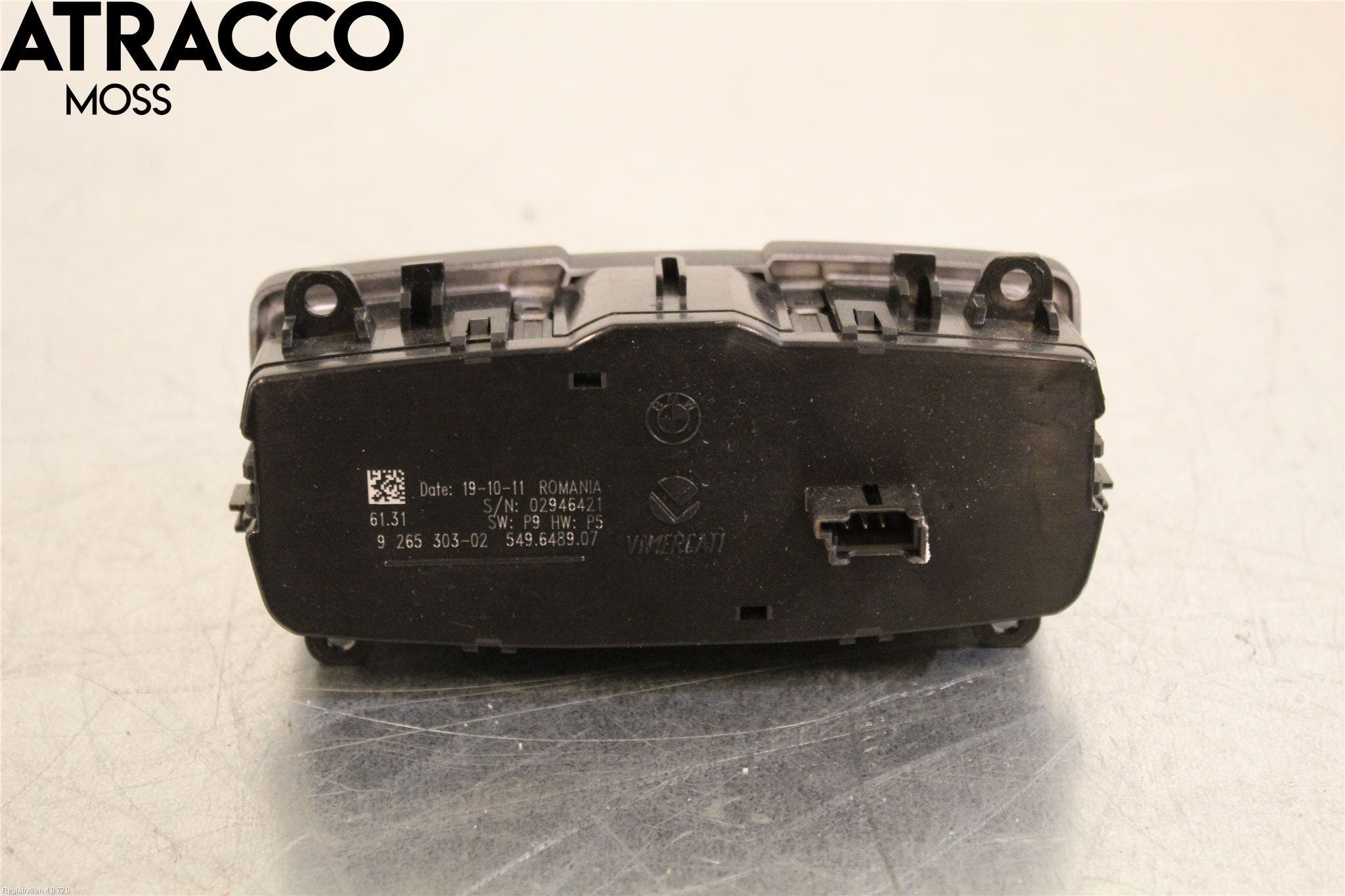 BMW 1 F20/F21 11-19 Bryter Hovedlys