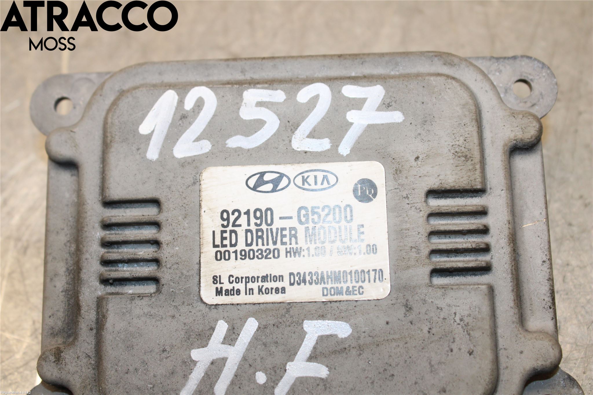 Kia NIRO (DE) 17-22 Styreenhet Xenon