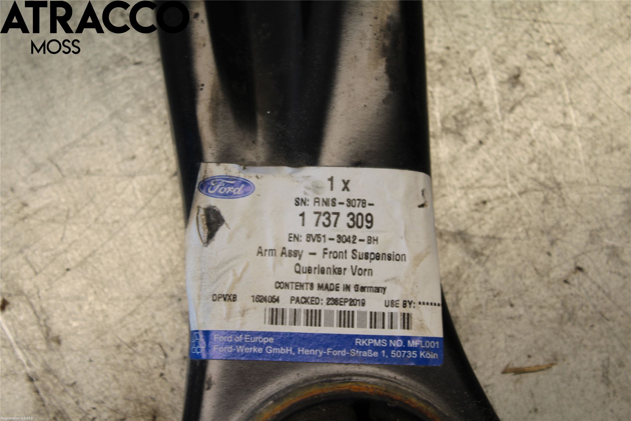 Ford FIESTA 13-17 Bærearm Foran Høyre Nedre