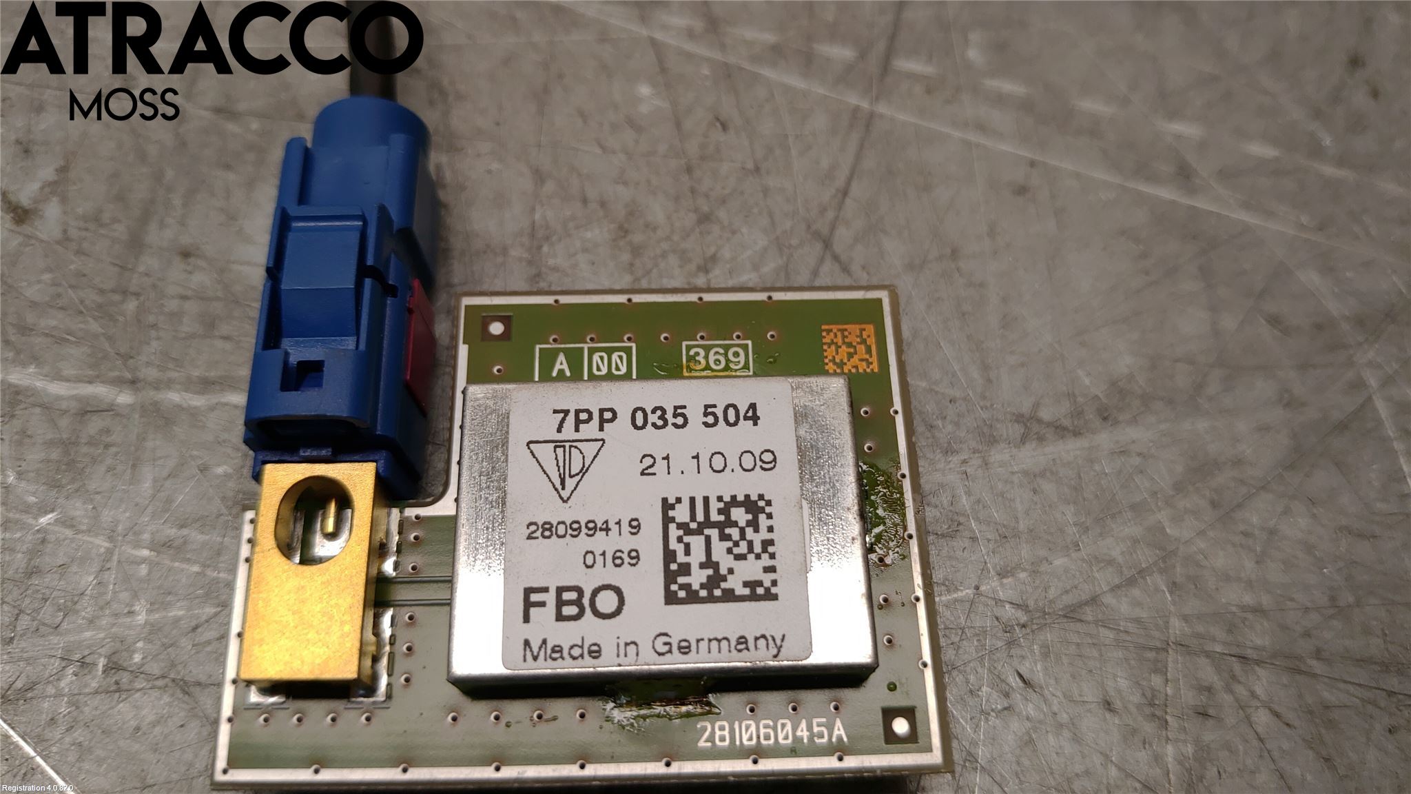 Porsche PANAMERA 09- Stereo Antenne Radio-Tv