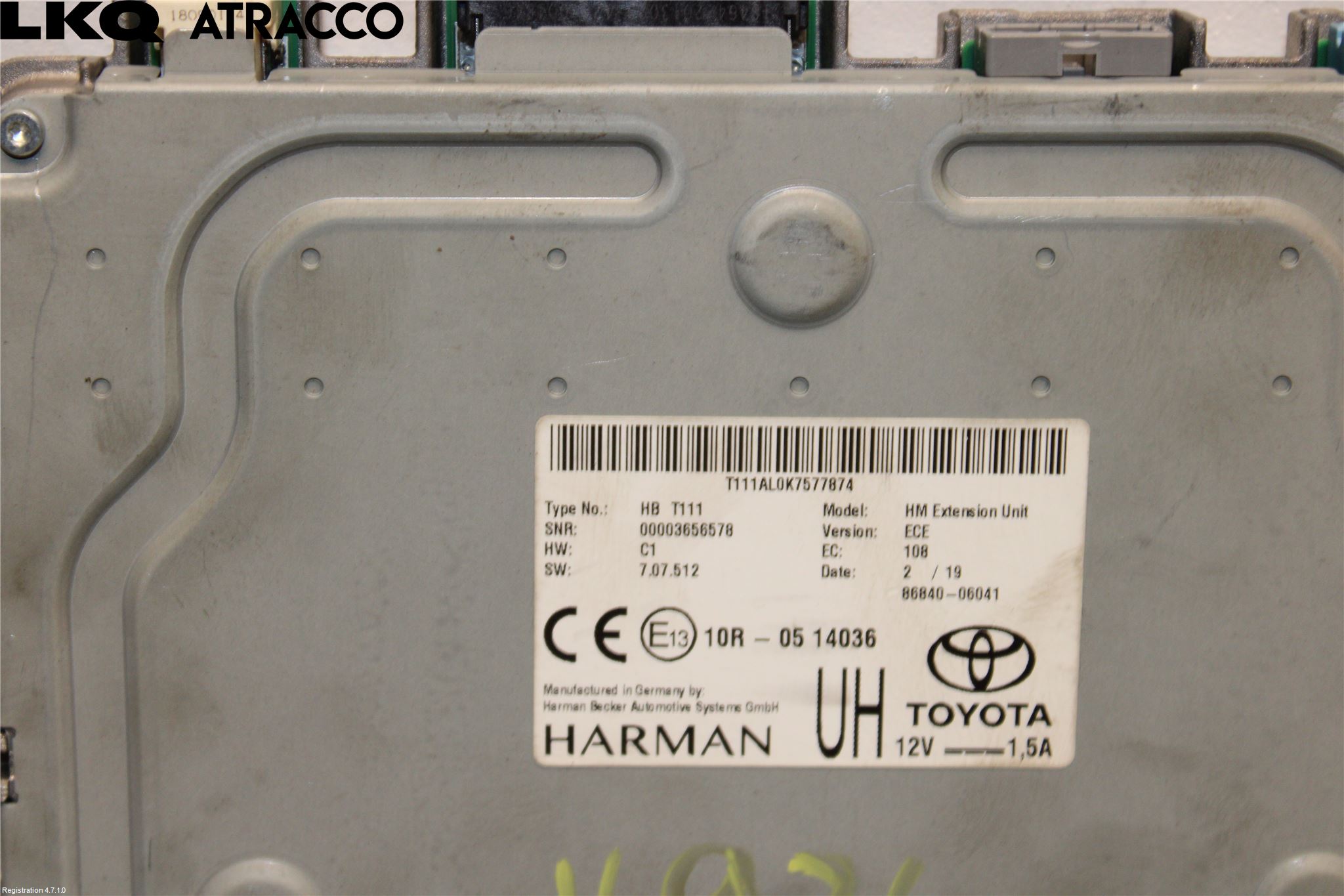 Toyota RAV4 19- Styrenhet Multimedia