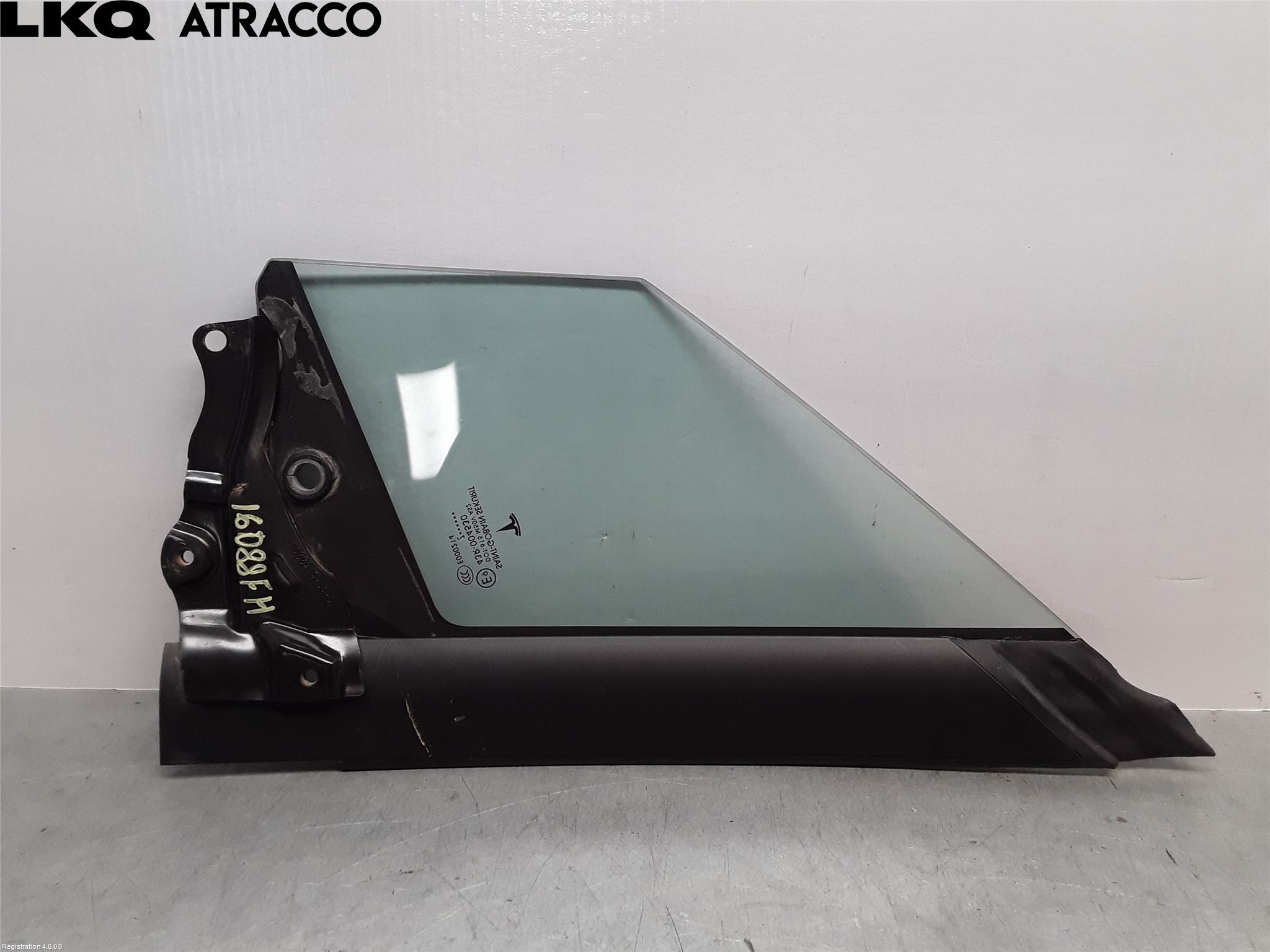 Tesla MODEL X 16- Dørrute Foran Høyre Trekant