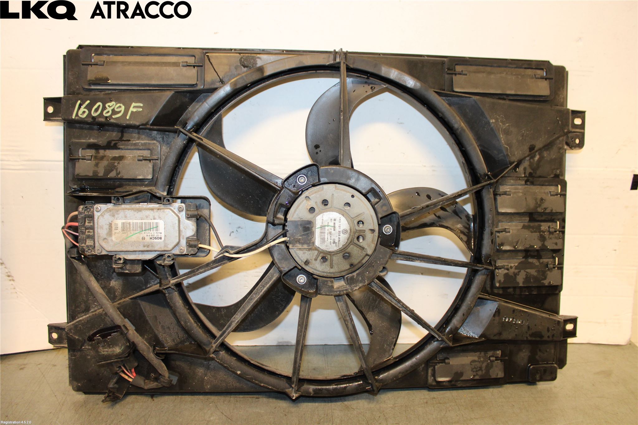 Volkswagen VW GOLF VI 09-13 Kjølevifte Elektrisk