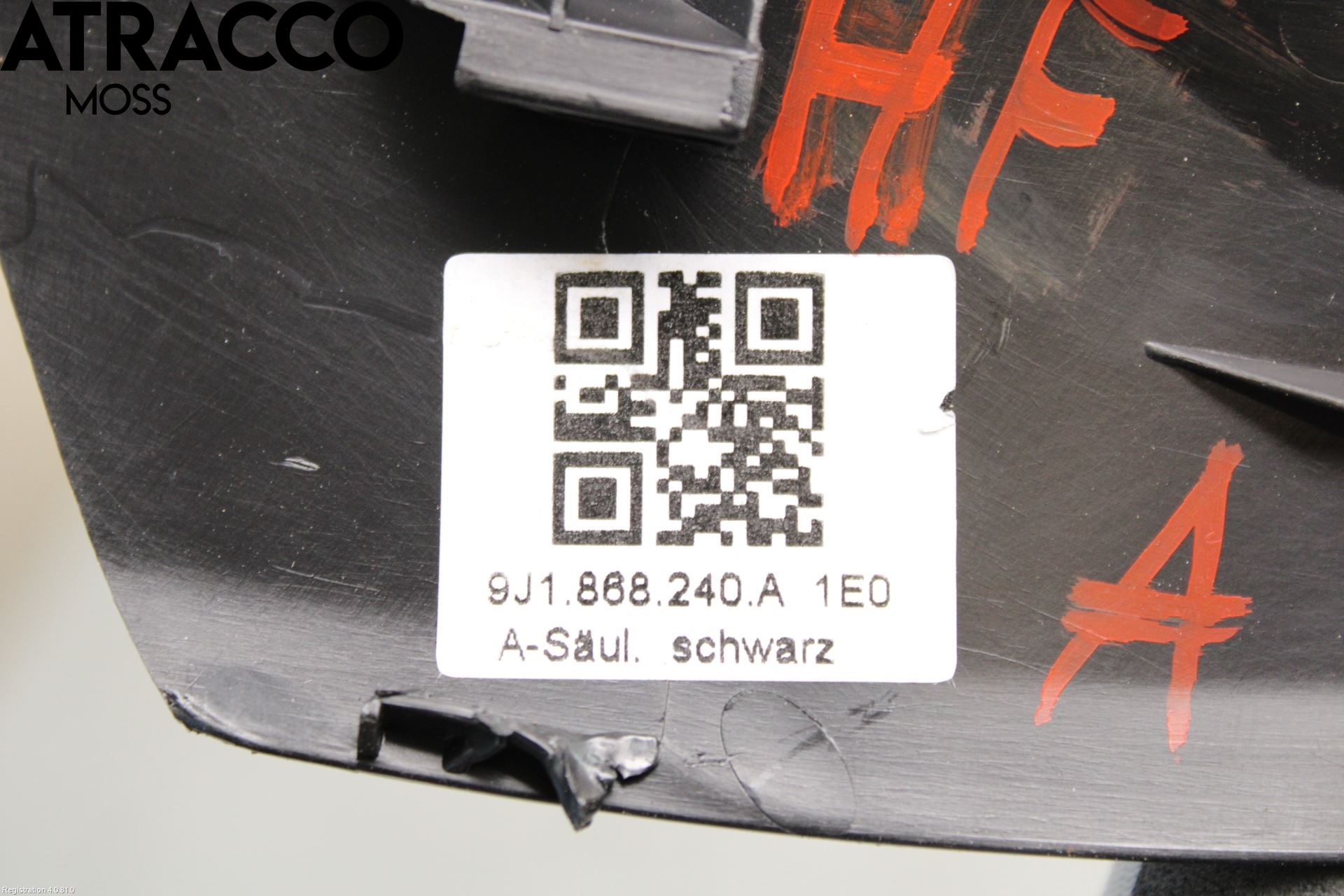 Porsche TAYCAN 20- Innr Deksel A-B-C Stolpe