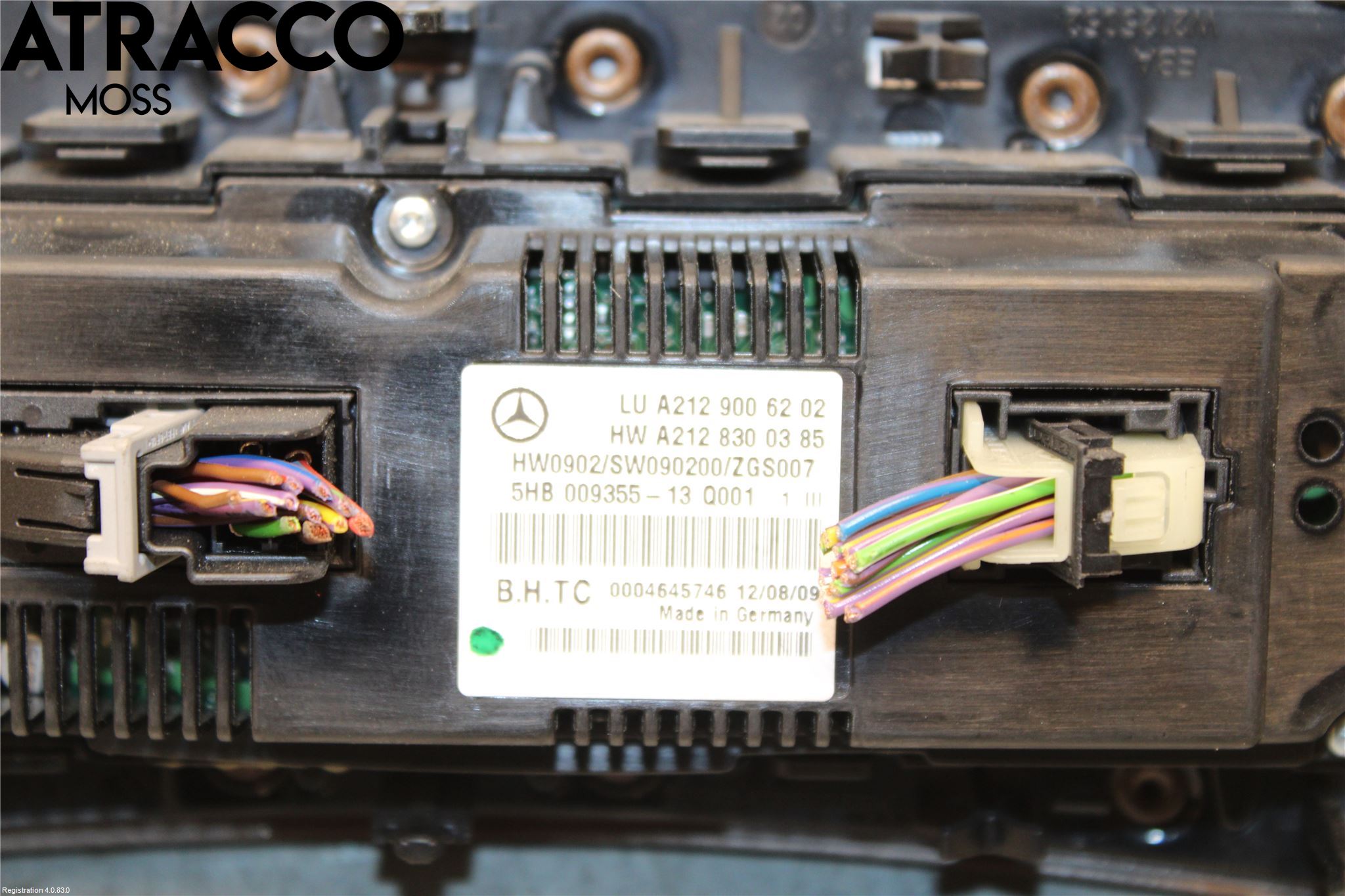 Mercedes-Benz MB E-KLASS (W212) 09-16 Varme Ac Betjening-Display