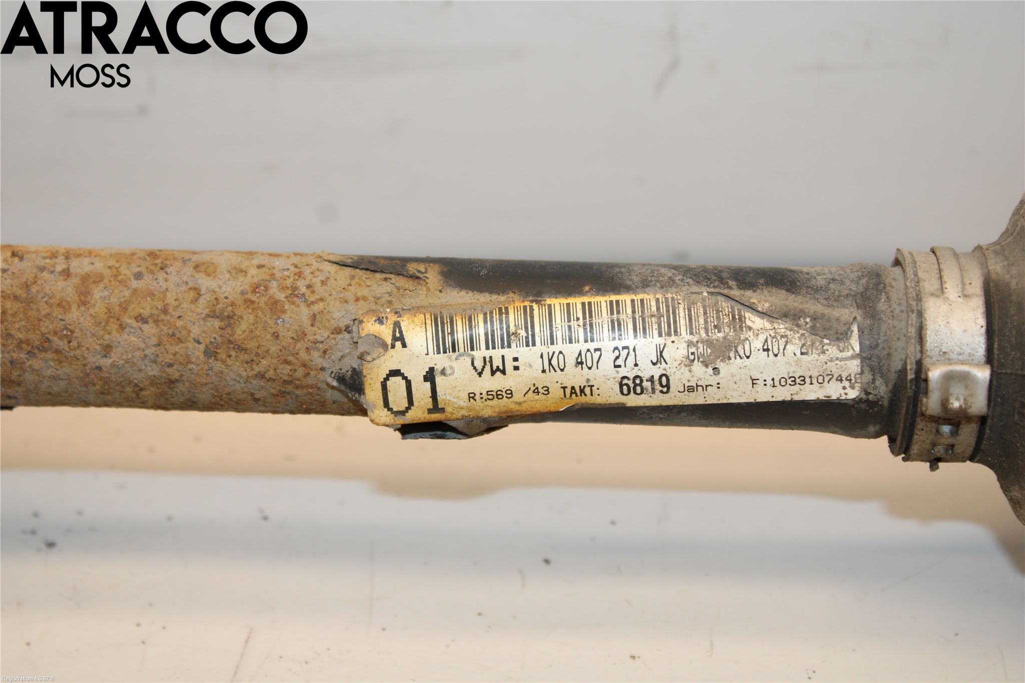 Volkswagen VW GOLF VI 09-13 Drivaksel Foran Kompl Venstre