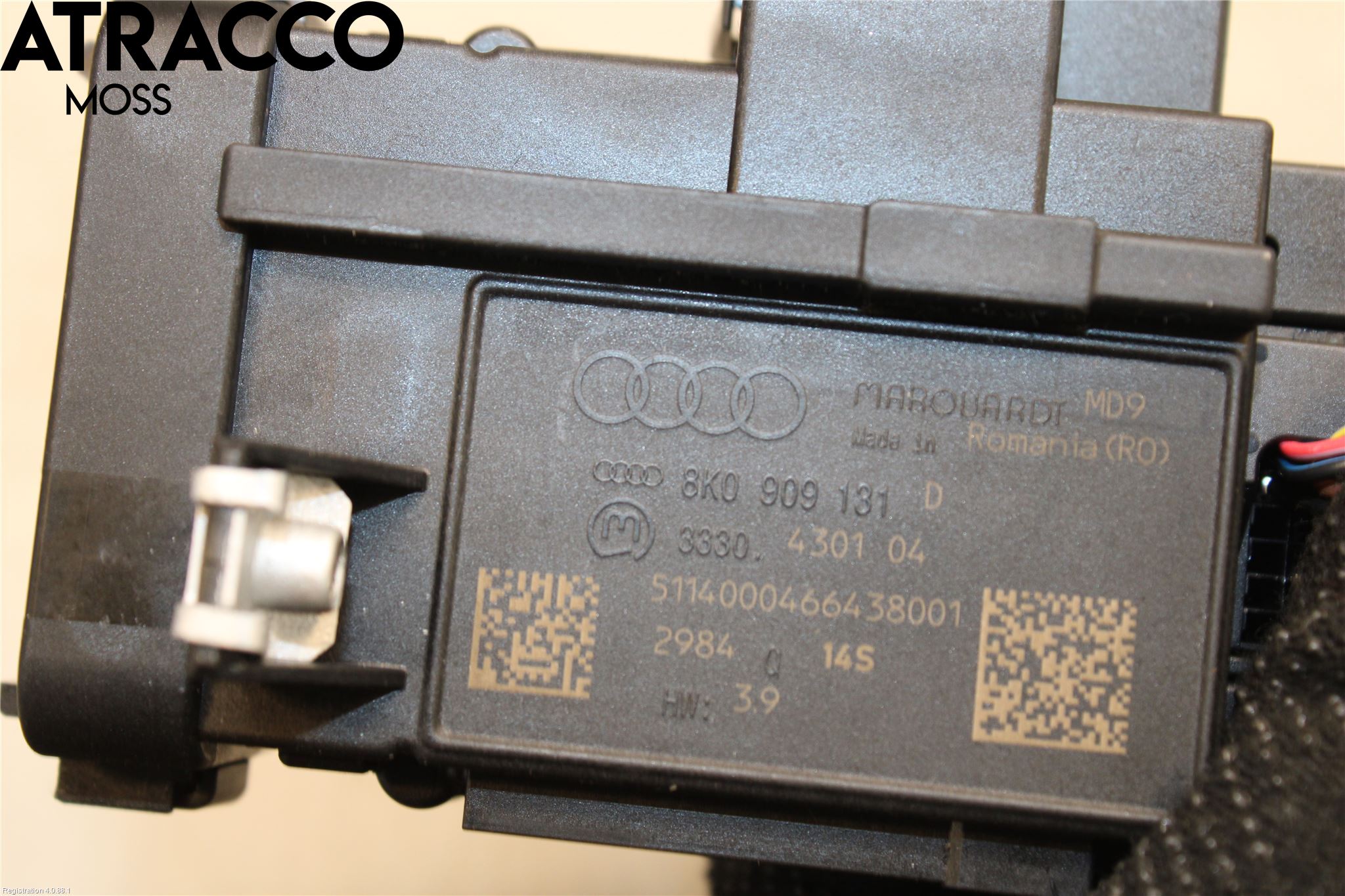 Audi A4/S4 08-11 Tenningslås - Rattlås Elktroni