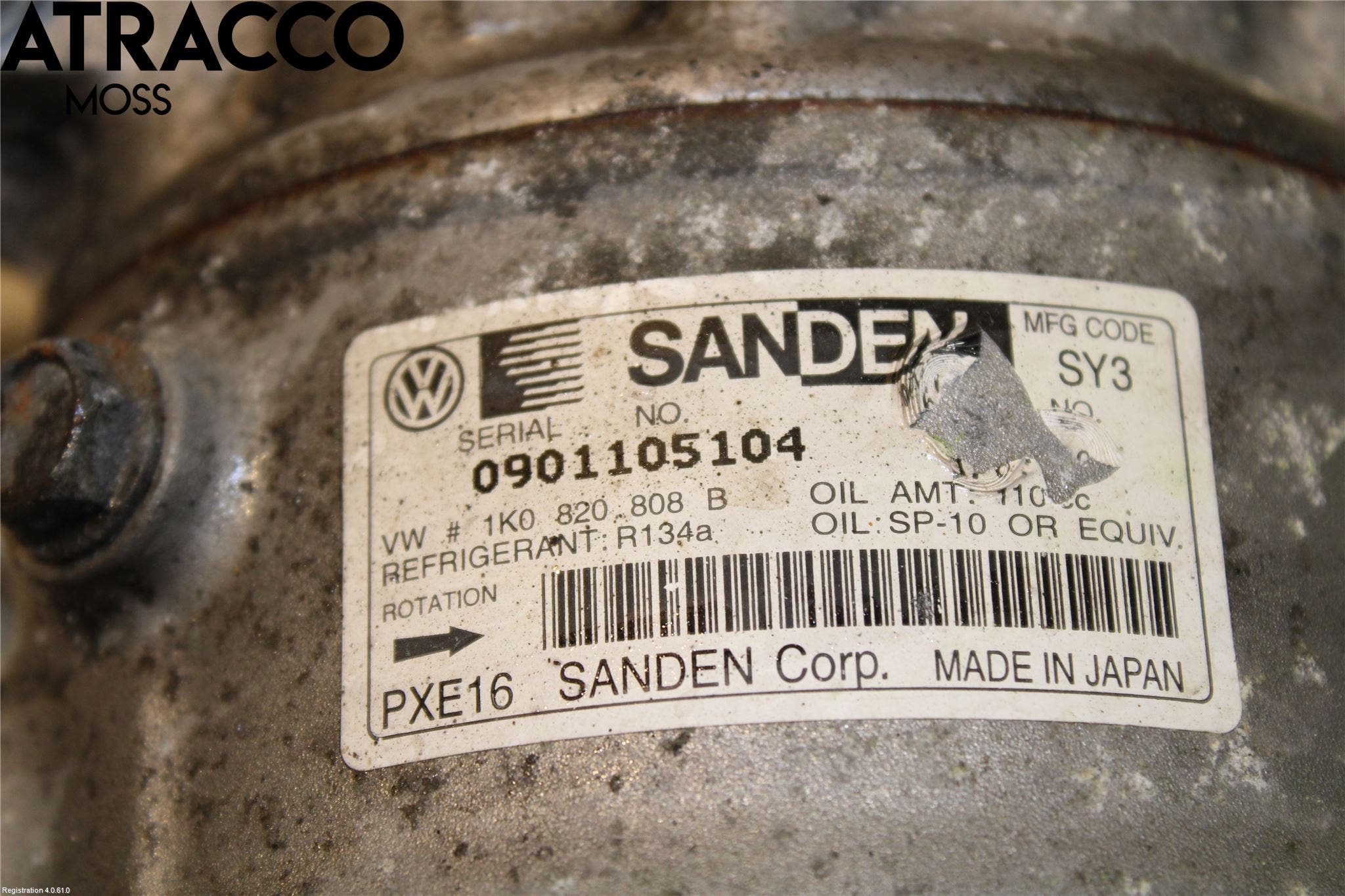 Skoda SUPERB 09-15 Varme Ac Kompressor