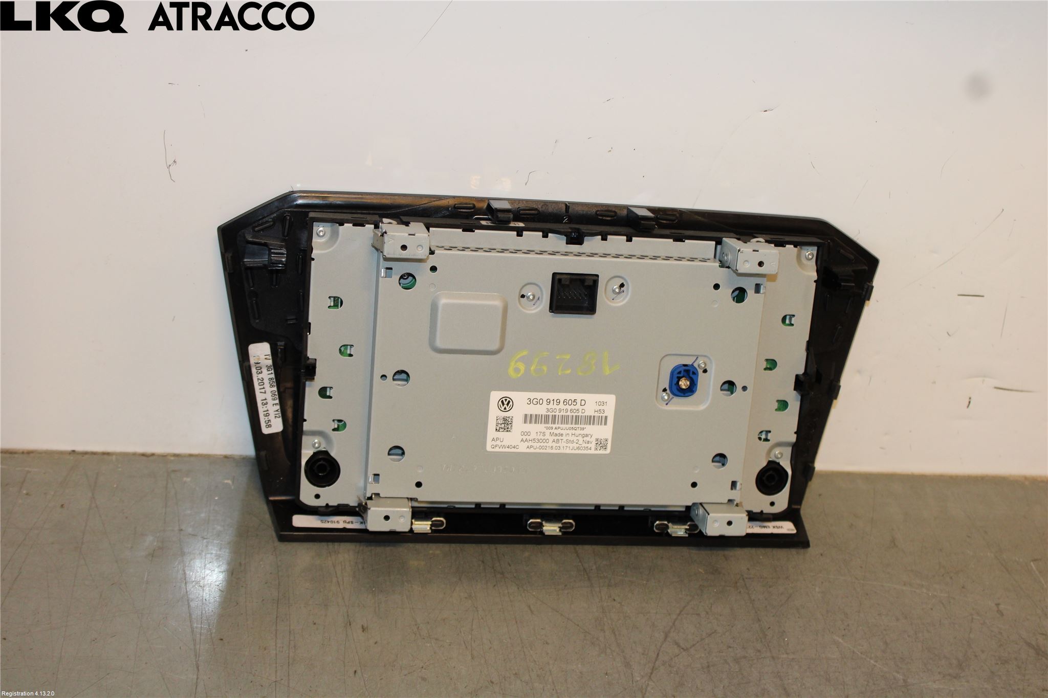 Volkswagen VW PASSAT 15-19 Multifunktionsdisplay