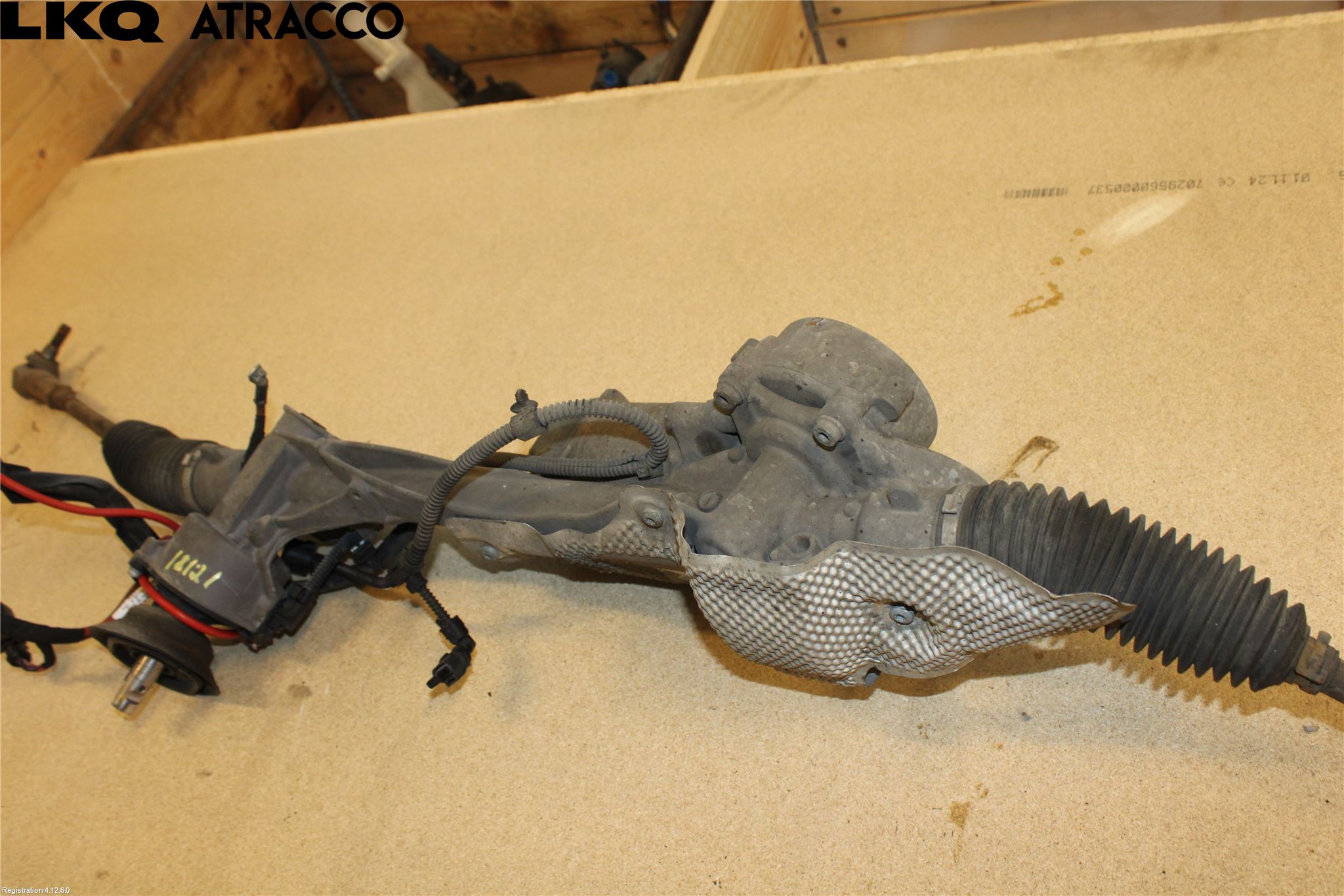 Volkswagen VW GOLF / E-GOLF VII 13-20 Servo Snekke - Tannstang