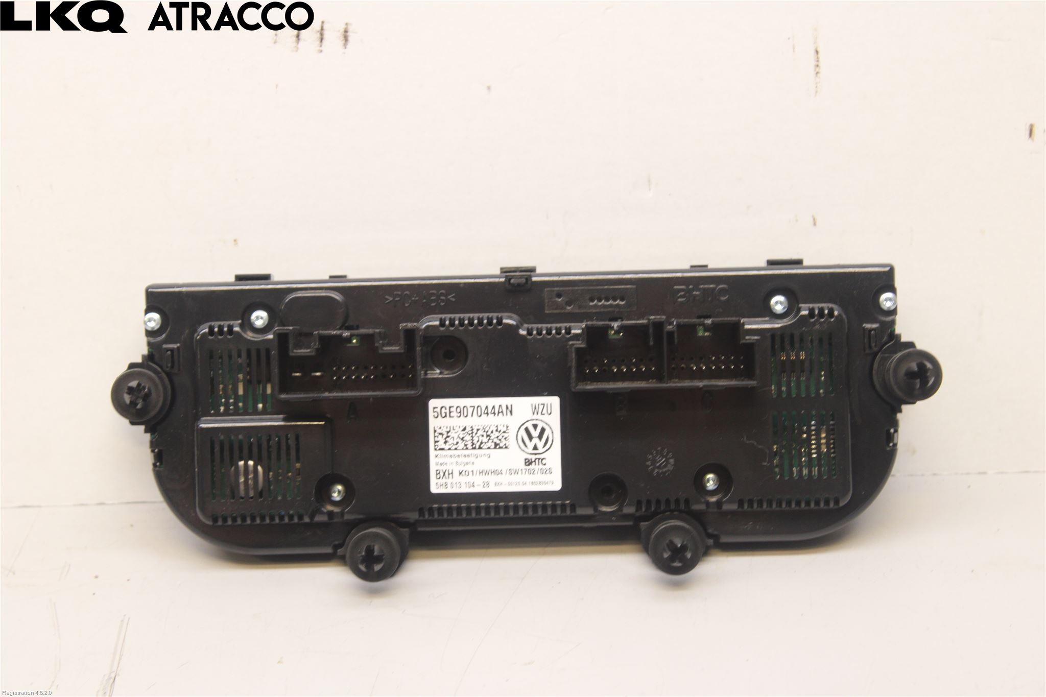 Volkswagen VW GOLF / E-GOLF VII 13-20 Varme Ac Betjening-Display