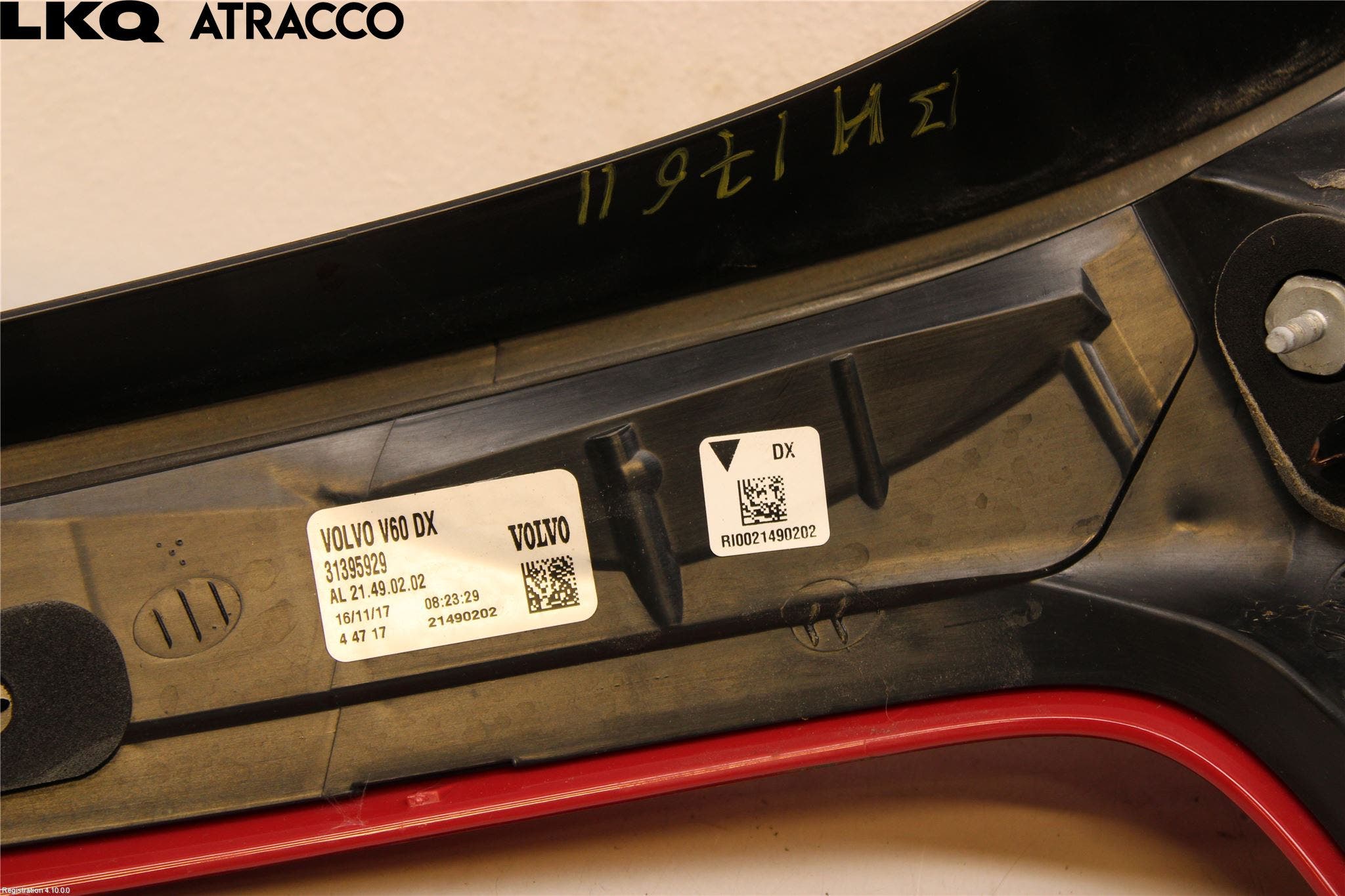 Volvo V60 14-18 Baklykt Høyre