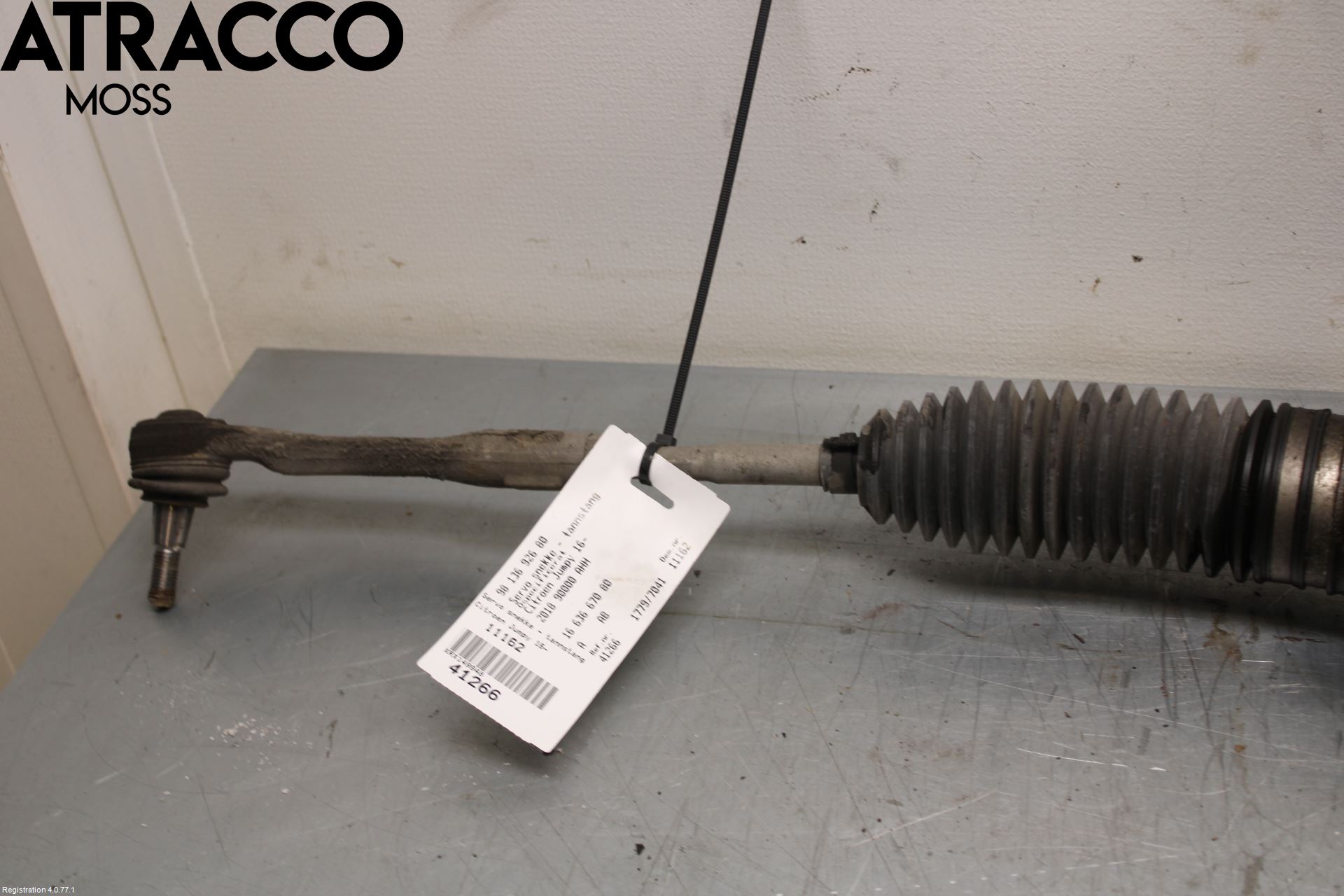 Citroen JUMPY/E-JUMPY 16- Servo Snekke - Tannstang