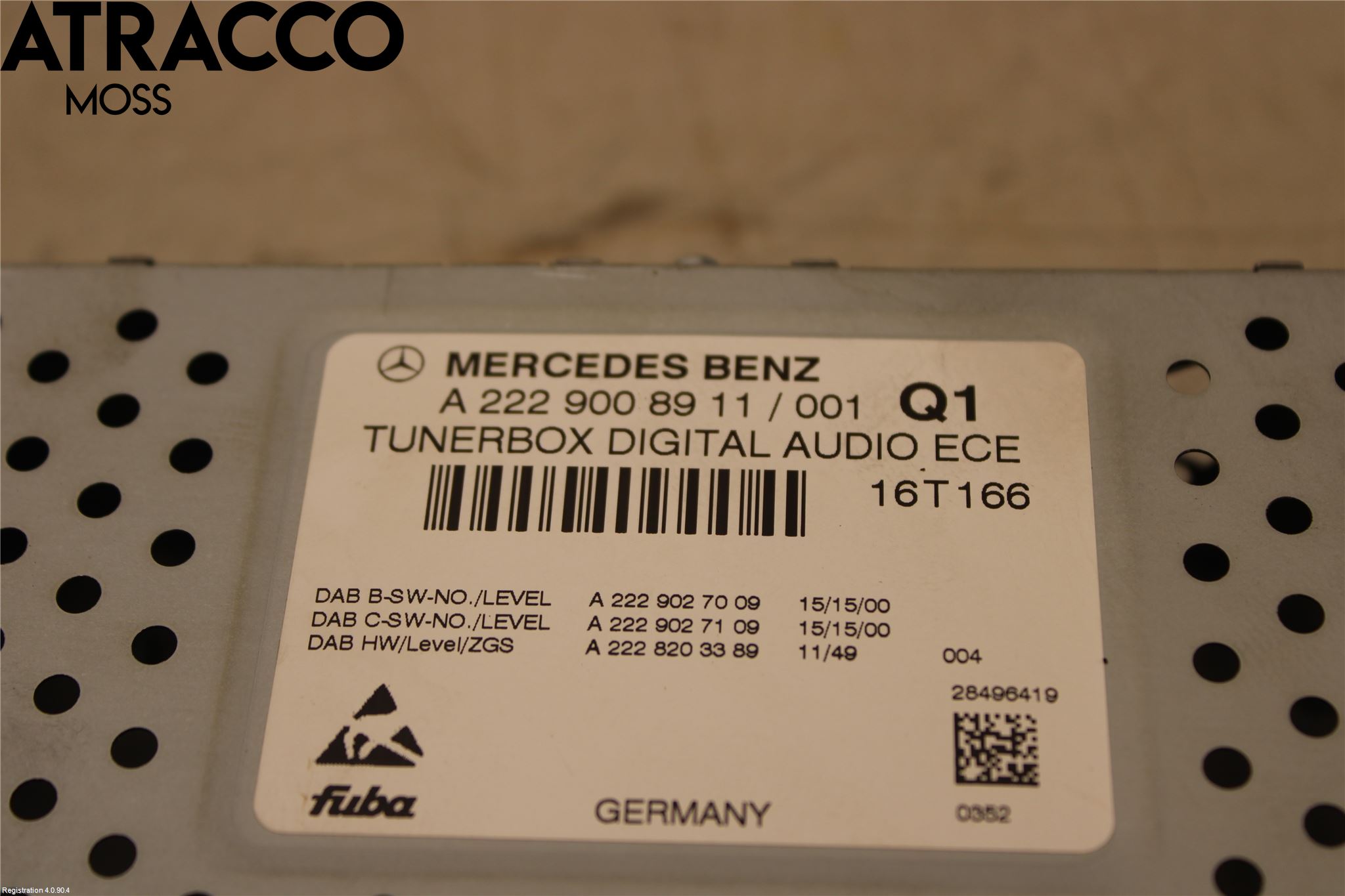 Mercedes-Benz MB C-KLASS (W205) 14-21 Stereo Radio