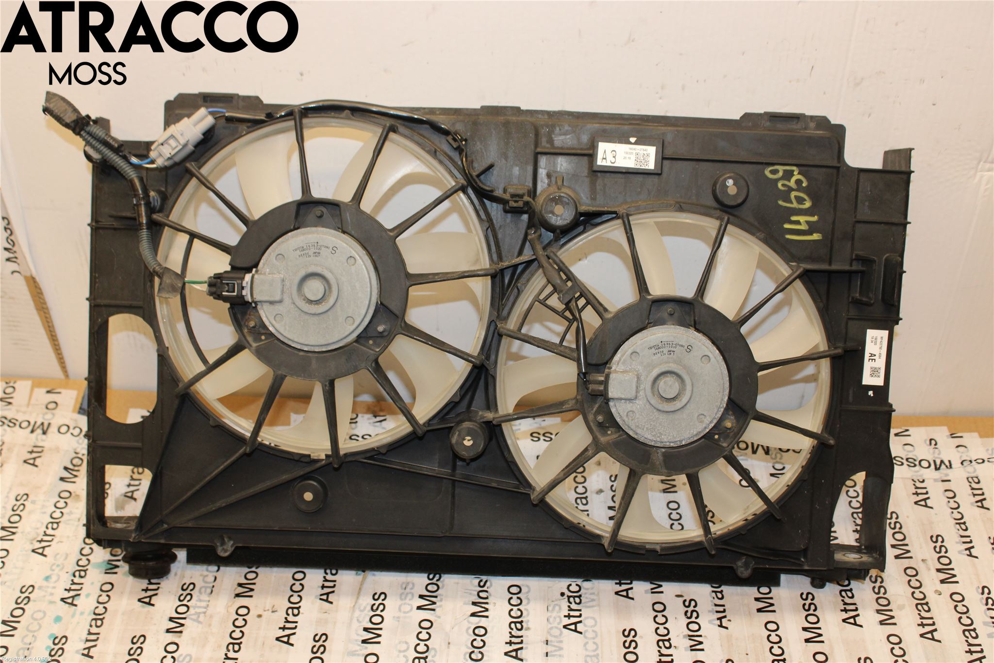 Toyota AURIS 13-19 Kjølevifte Elektrisk