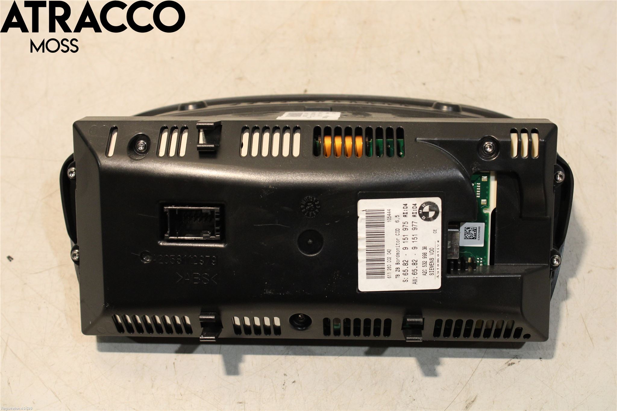 BMW 5 E60/61 Sed/Tou 02-10 Instr Skjerm Dvd-Gps-Ac-Tlf