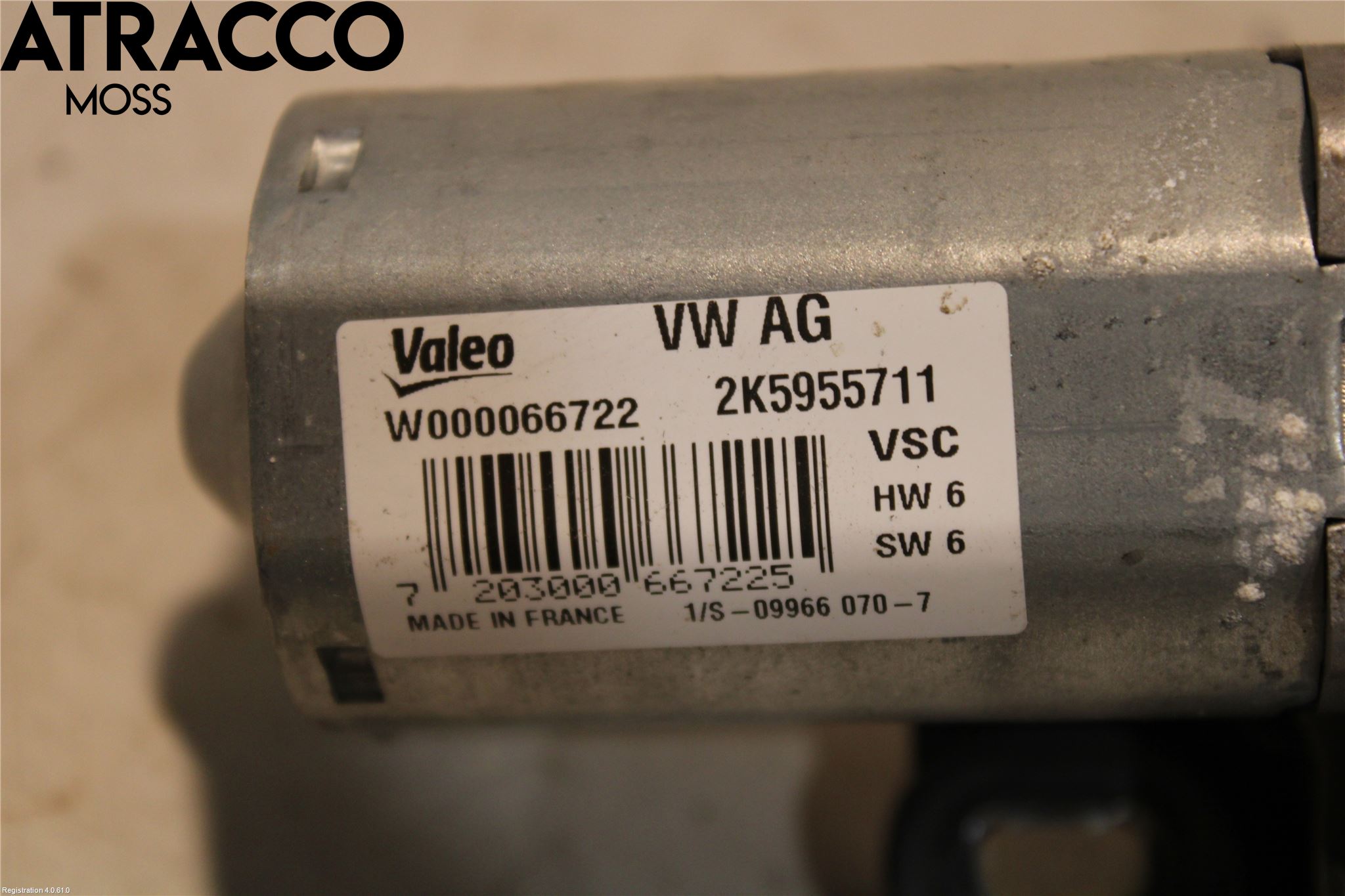 Volkswagen VW CADDY 16-20 Viskermotor Bakluke