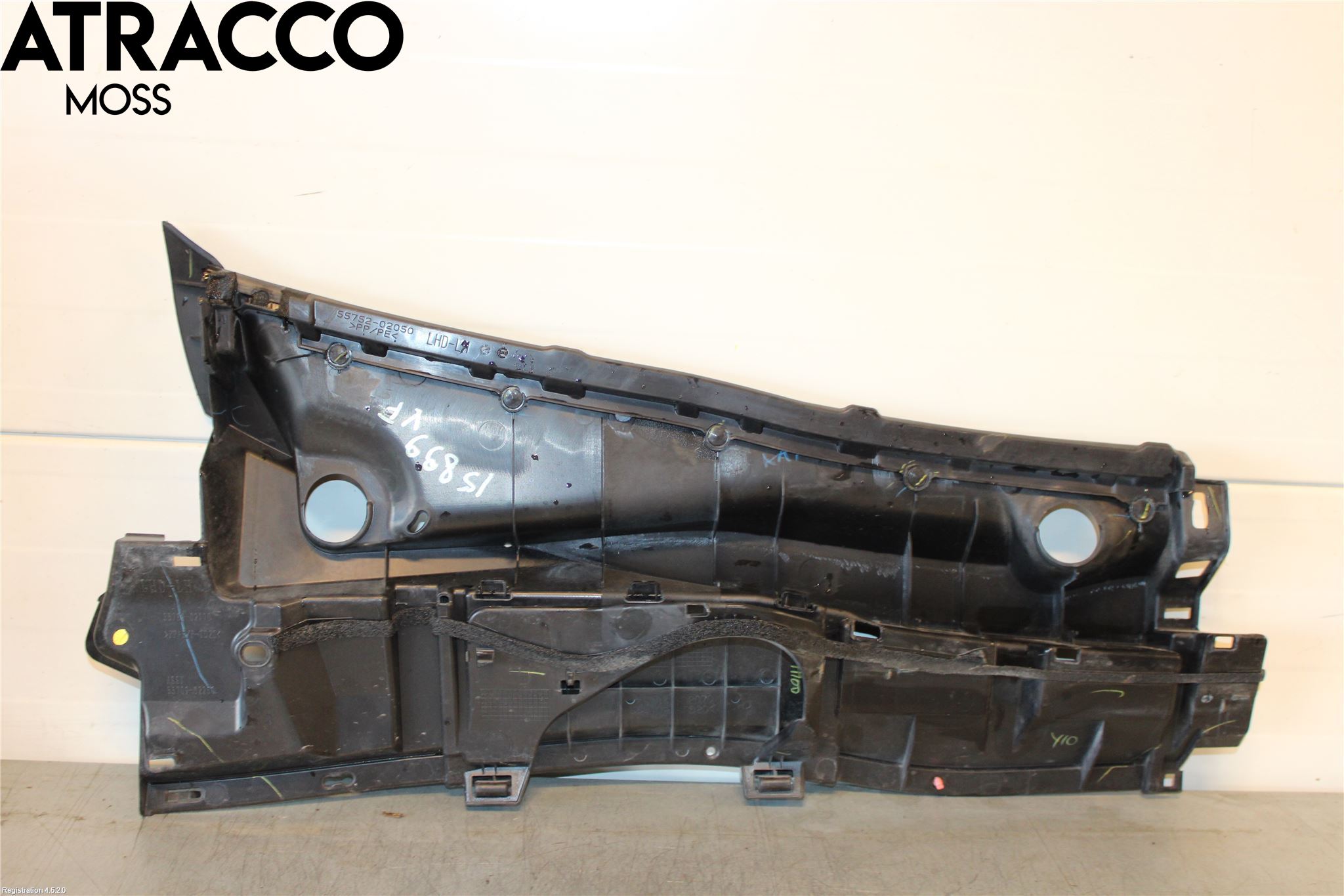 Toyota COROLLA 08-12 Visker Deksel-Grill-Under Frr