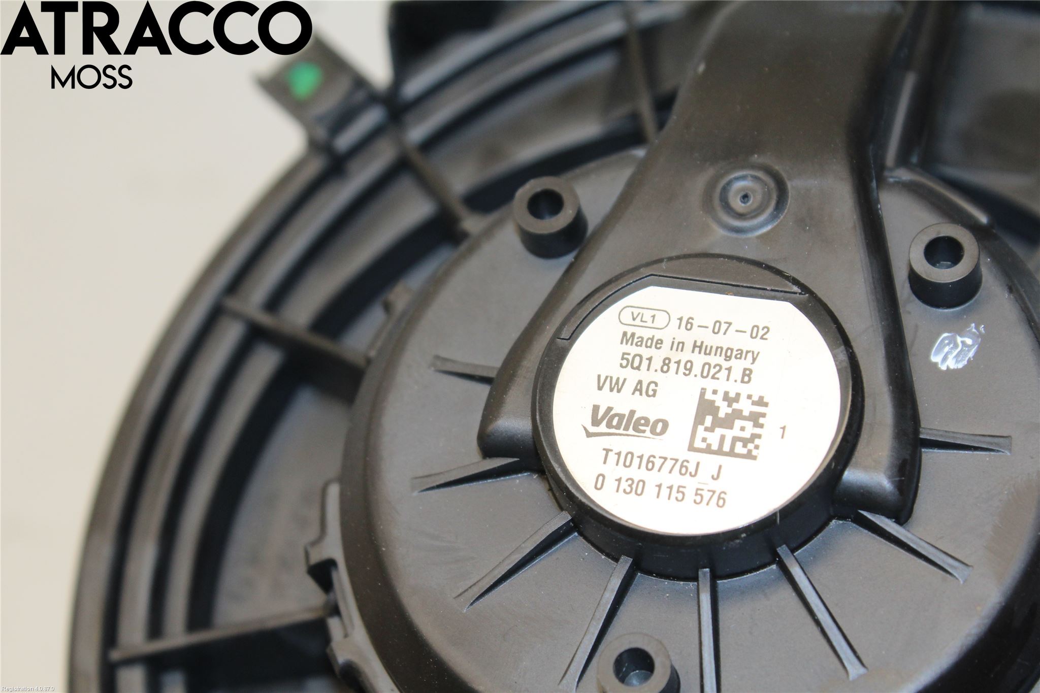 Volkswagen VW GOLF / E-GOLF VII 13-20 Varme Ac Varmeapparatvifte