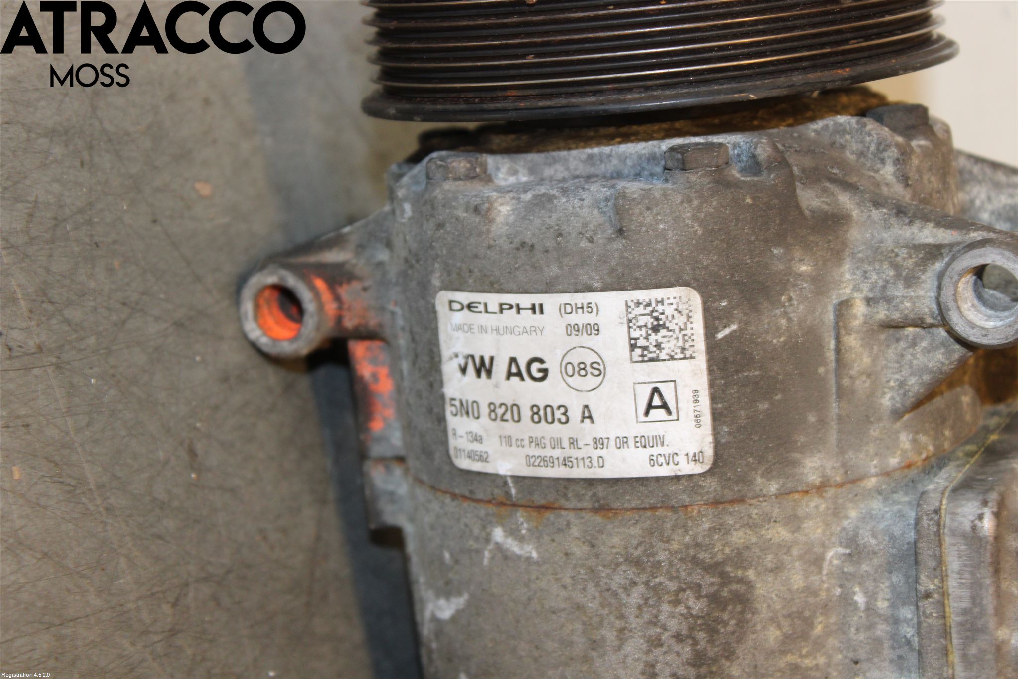 Volkswagen VW TIGUAN 07-16 Varme Ac Kompressor