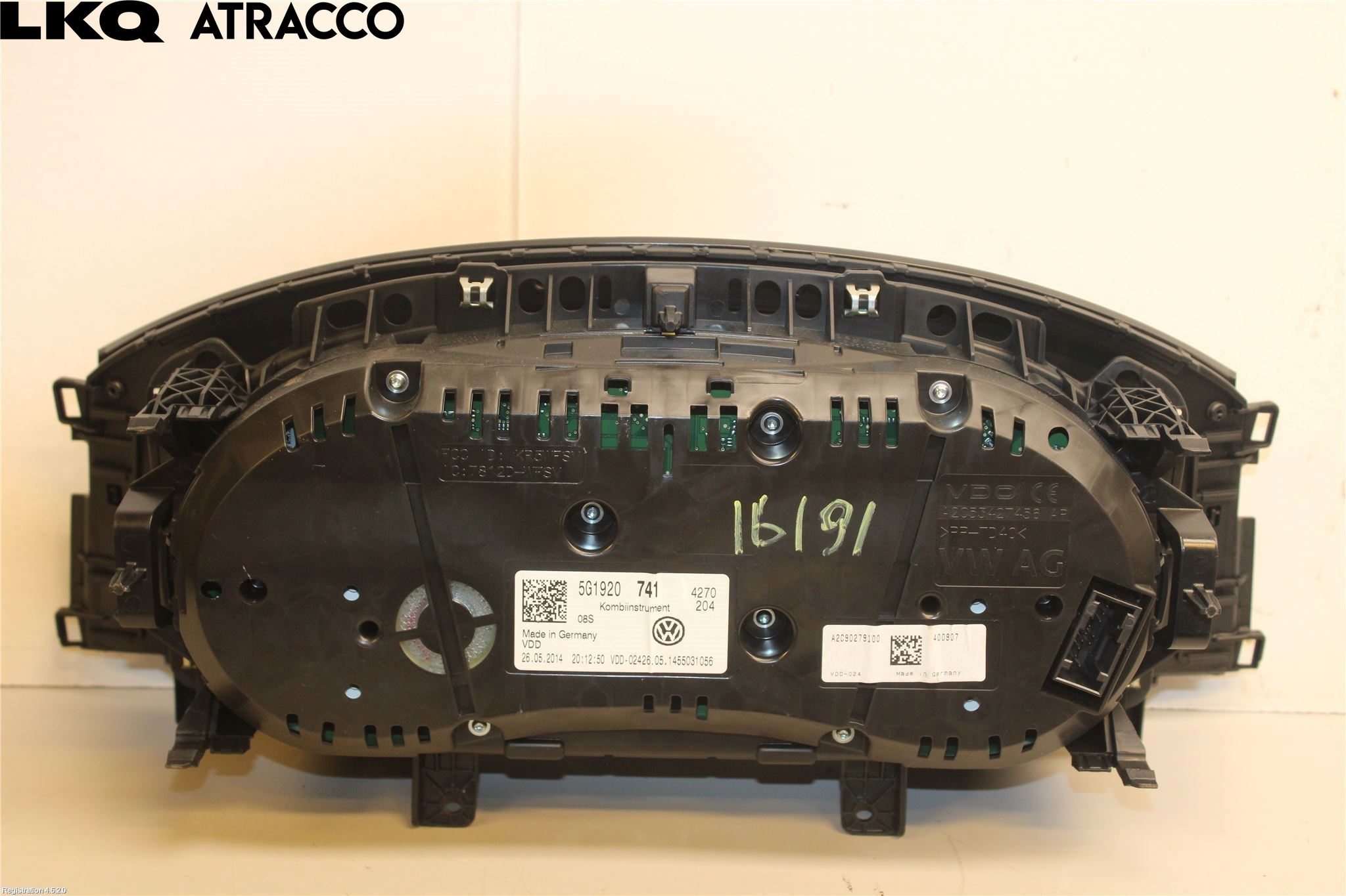 Volkswagen VW GOLF / E-GOLF VII 13-20 Instr Kombinert