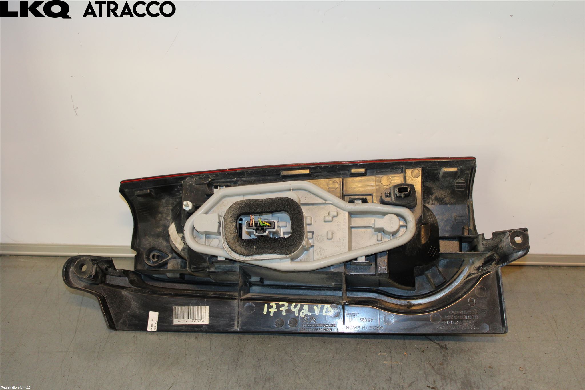 Citroen BERLINGO 08-18 Baklykt Venstre