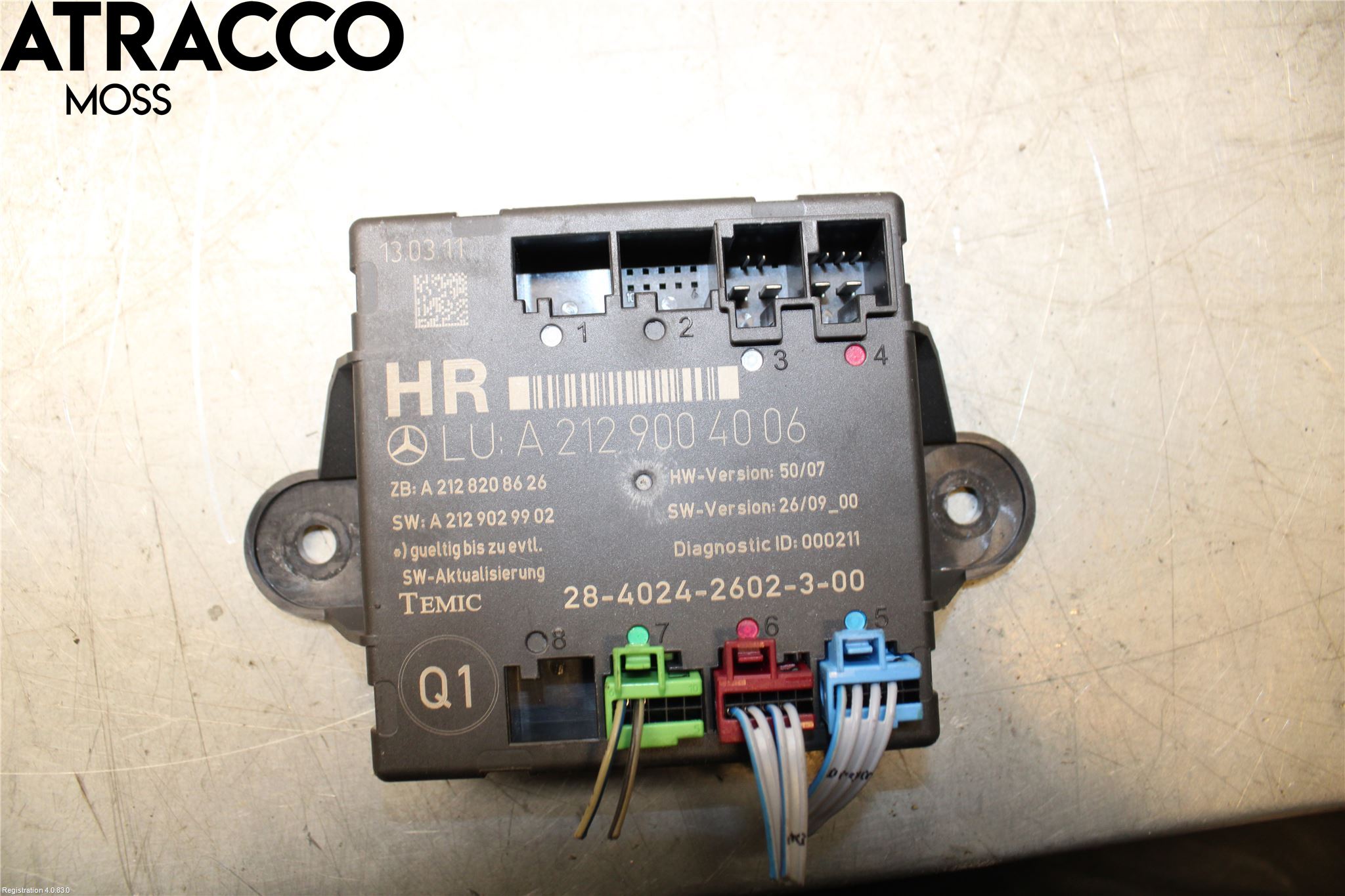 Mercedes-Benz MB E-KLASS COUPÈ/CAB(C207) 09-17 Styreenhet Dør