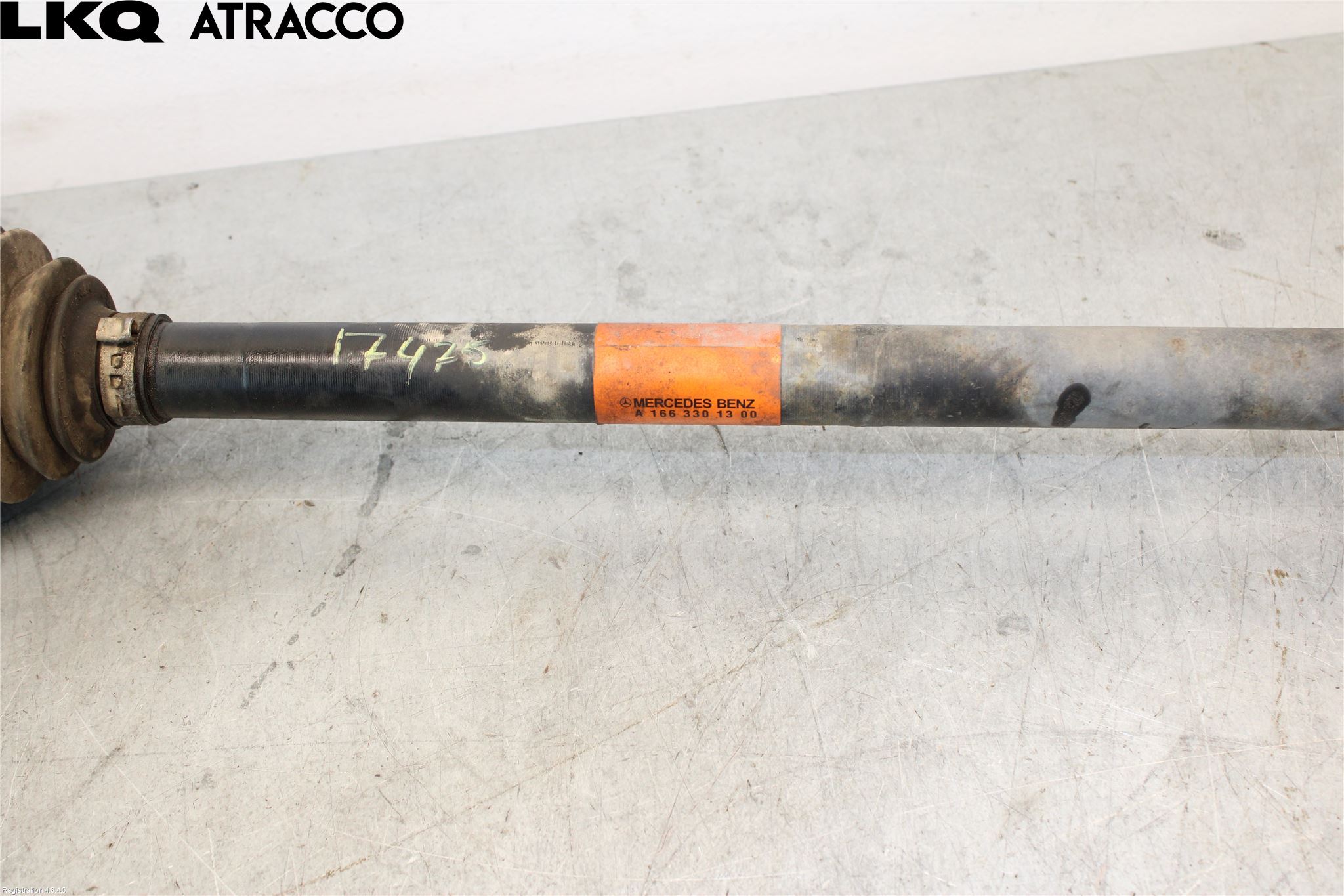 Mercedes-Benz MB GL/GLS-KLASS (X166) 12-19 Drivaksel Foran Kompl Høyre